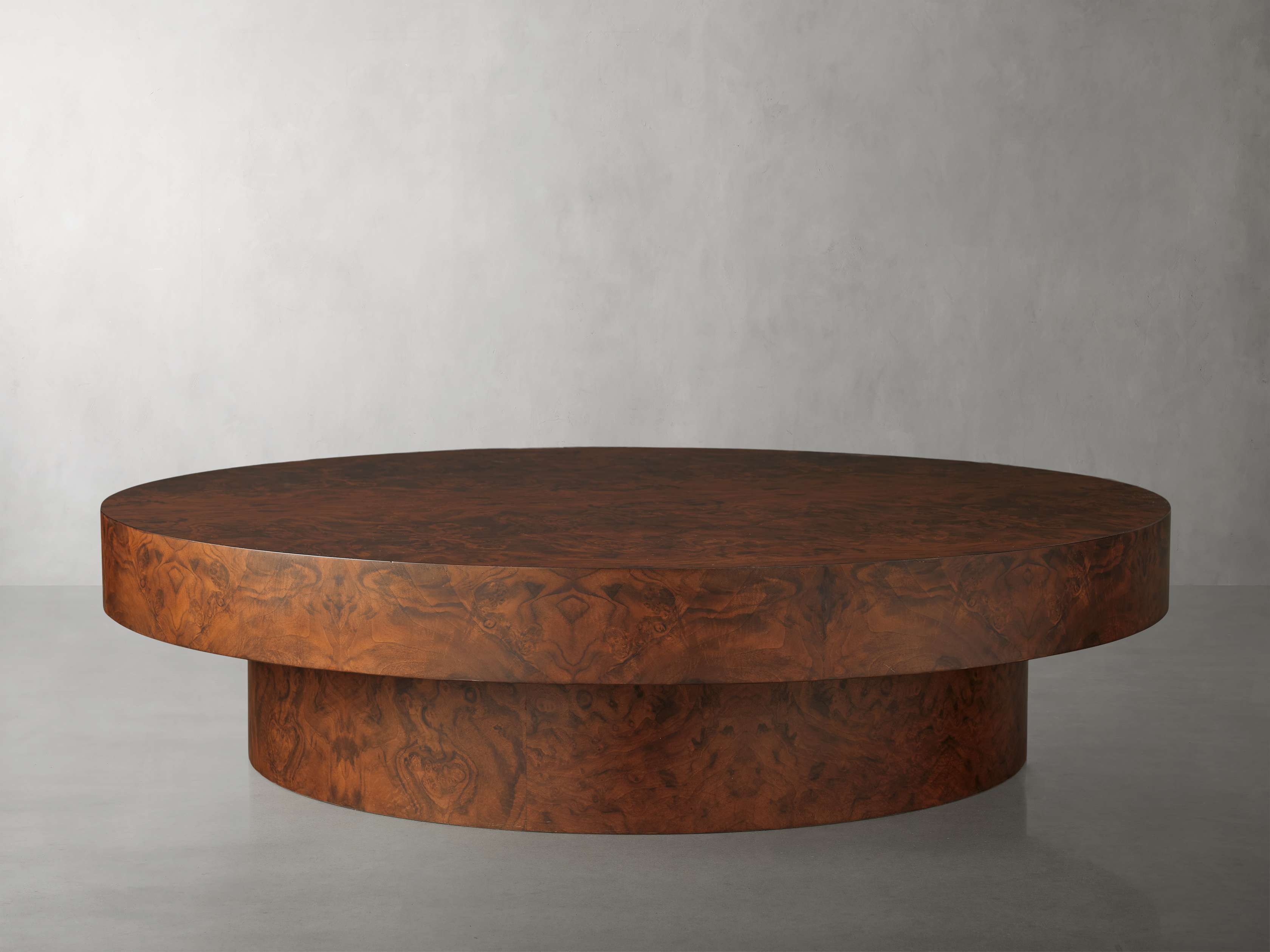 Cinzia Burl Round Coffee Table – Arhaus Cinzia Burl Round Coffee Table – Arhaus