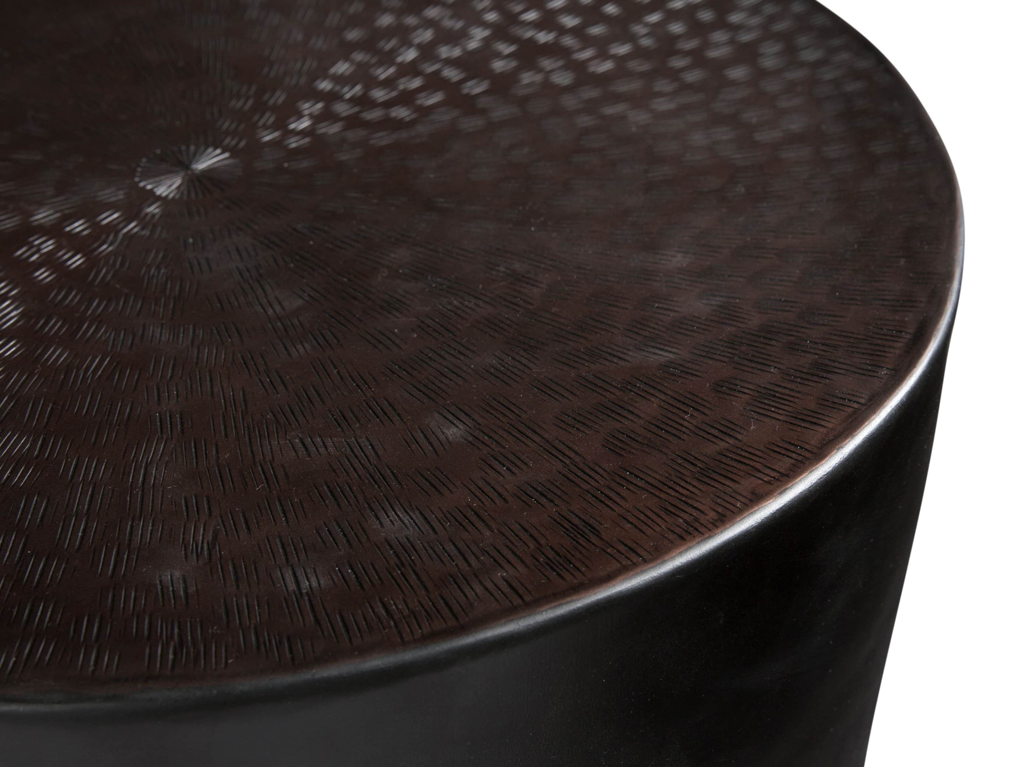 Radial Drum End Table