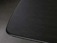Saint Germain Wood Coffee Table with Dauphine Base