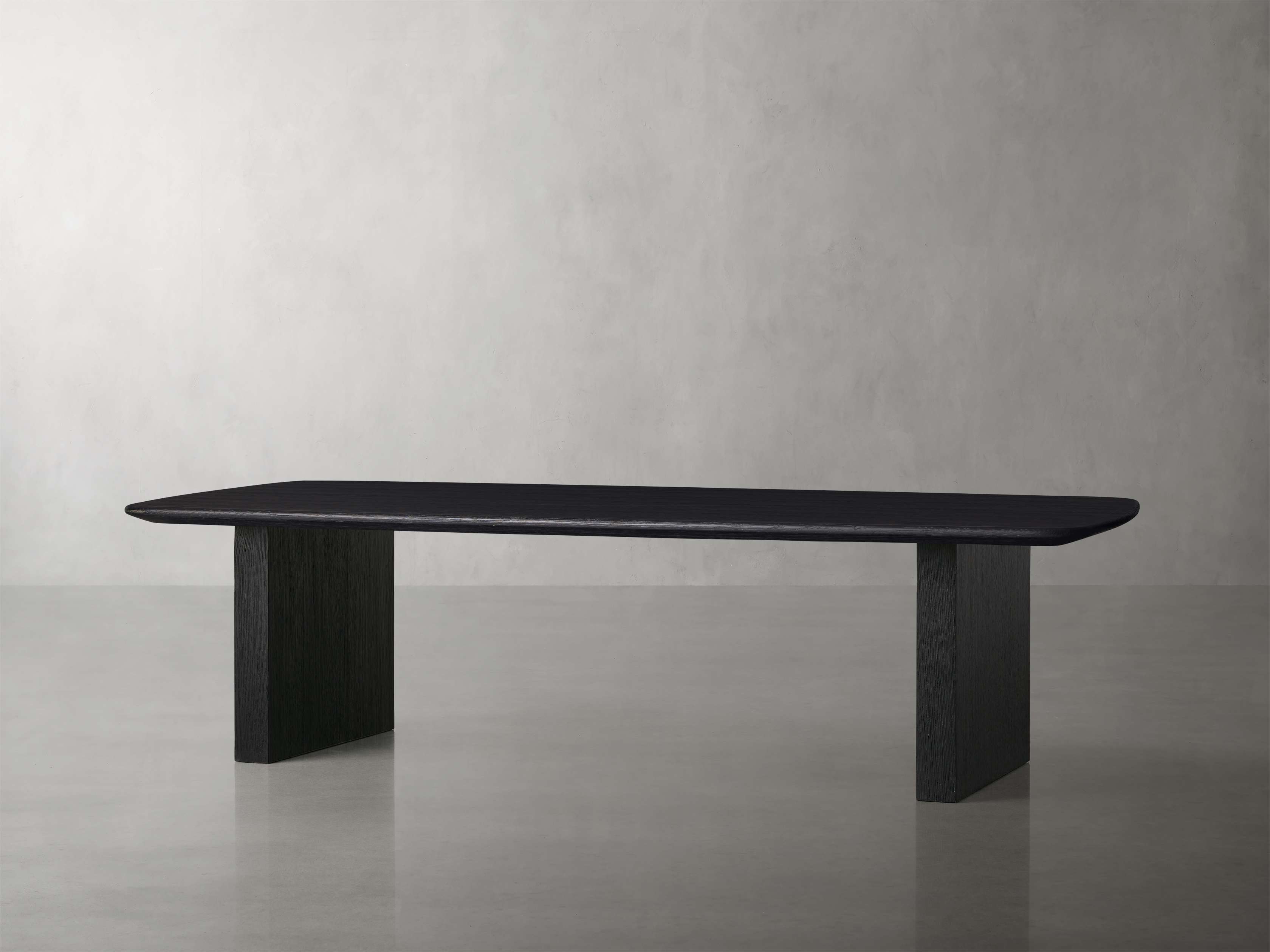Saint Germain Wood Coffee Table with Clement Base