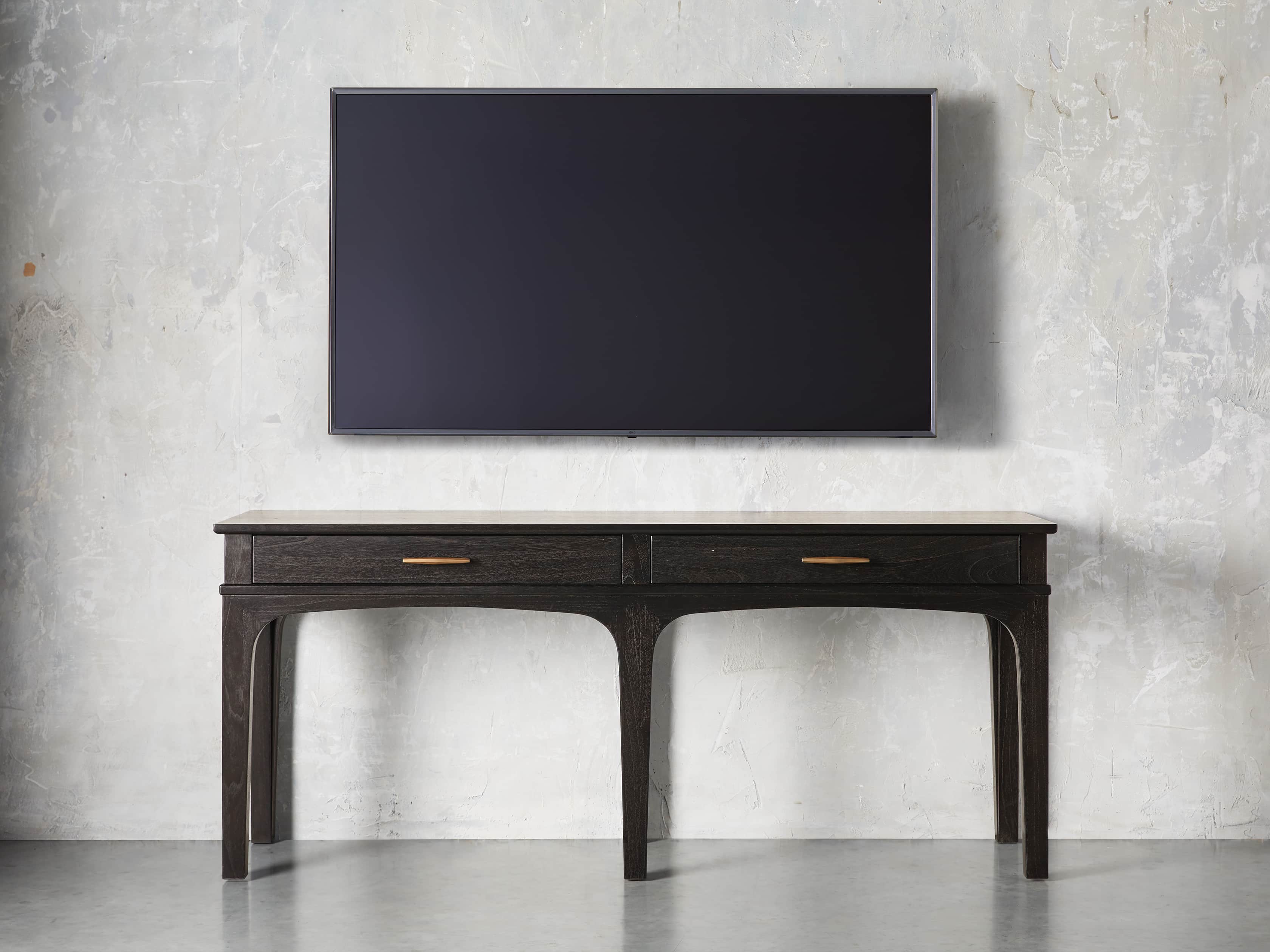 Edlyn 75.5" Console Table in Ristretto, slide 4 of 5