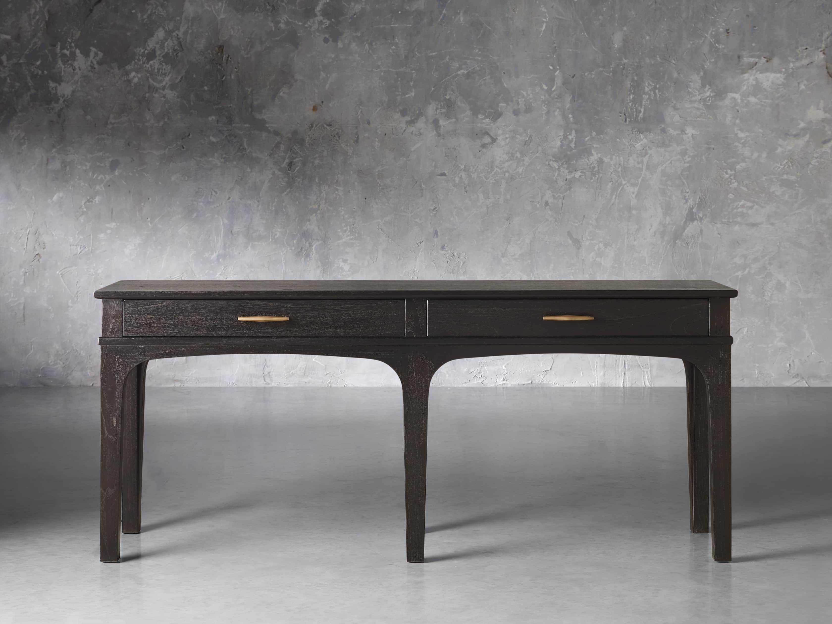 Edlyn 75.5" Console Table in Ristretto, slide 1 of 5