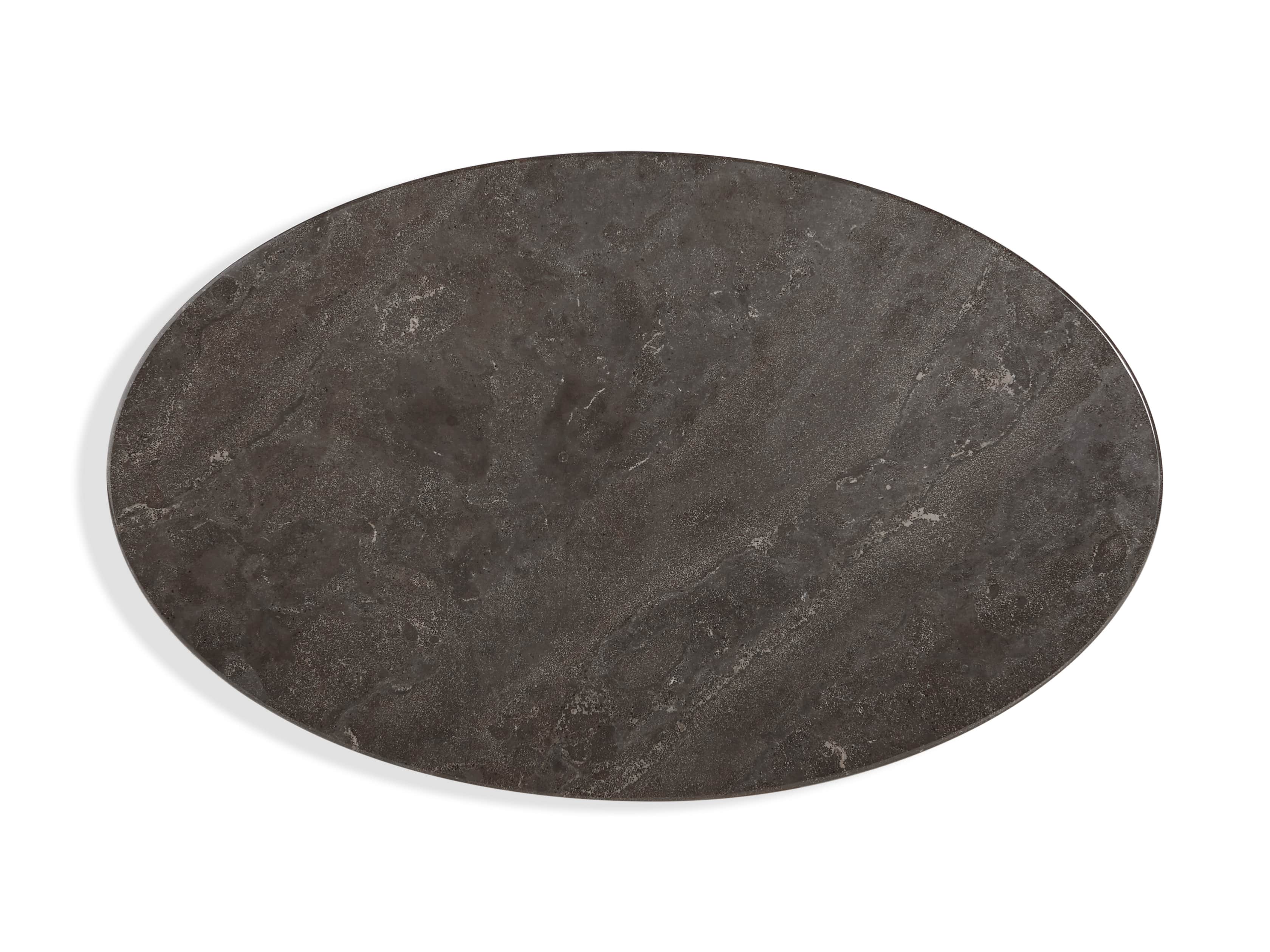 Enzo 51" Oval Bluestone Coffee Table, slide 4 of 6