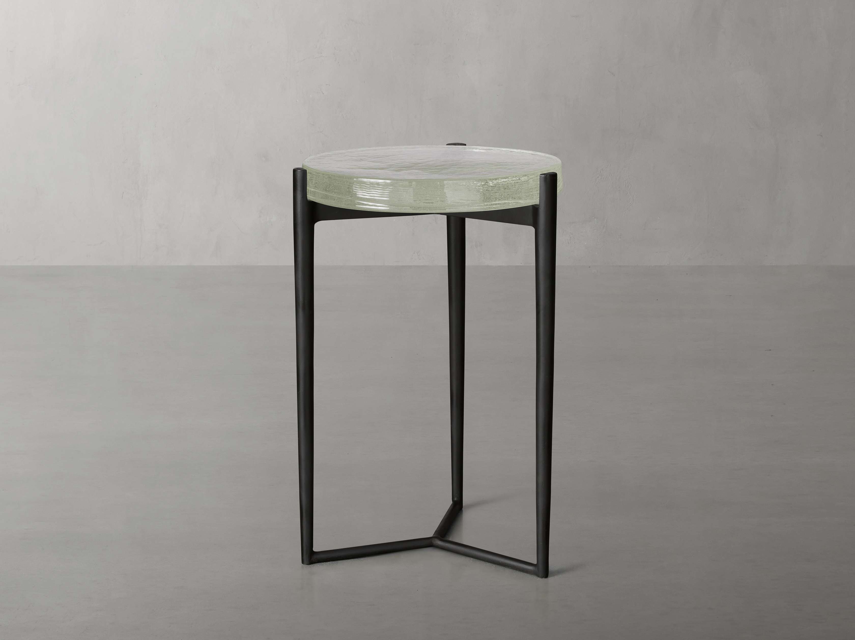 Martini Side Table with White Marble Base