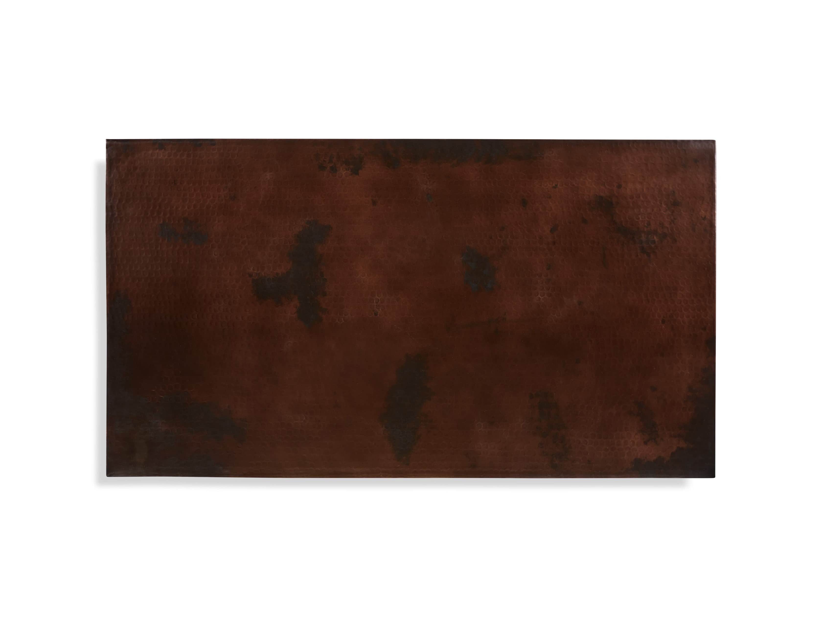 Flores 54" Chocolate Copper Coffee Table