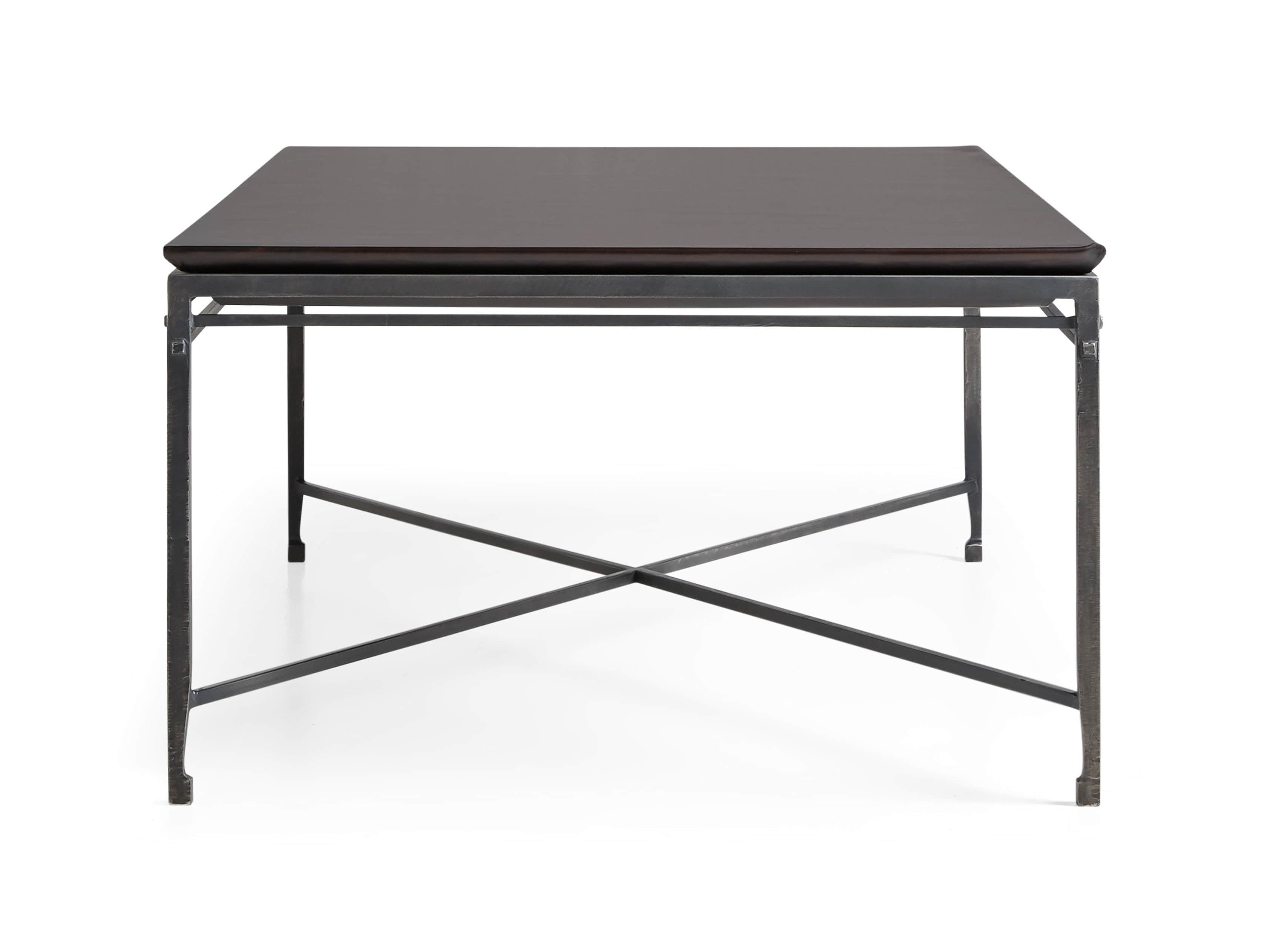 Flores 54" Chocolate Copper Coffee Table