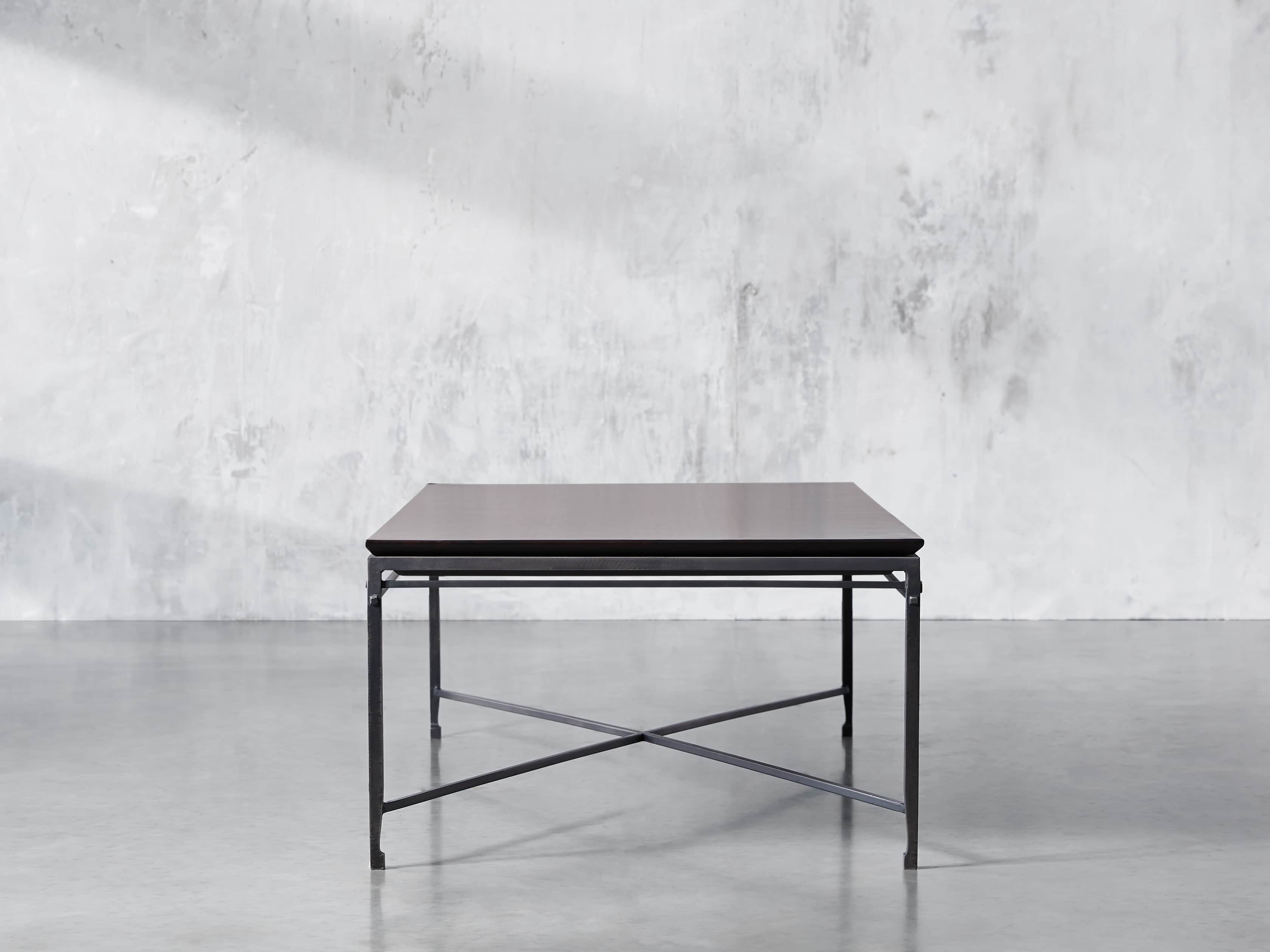 Flores 54" Chocolate Copper Coffee Table