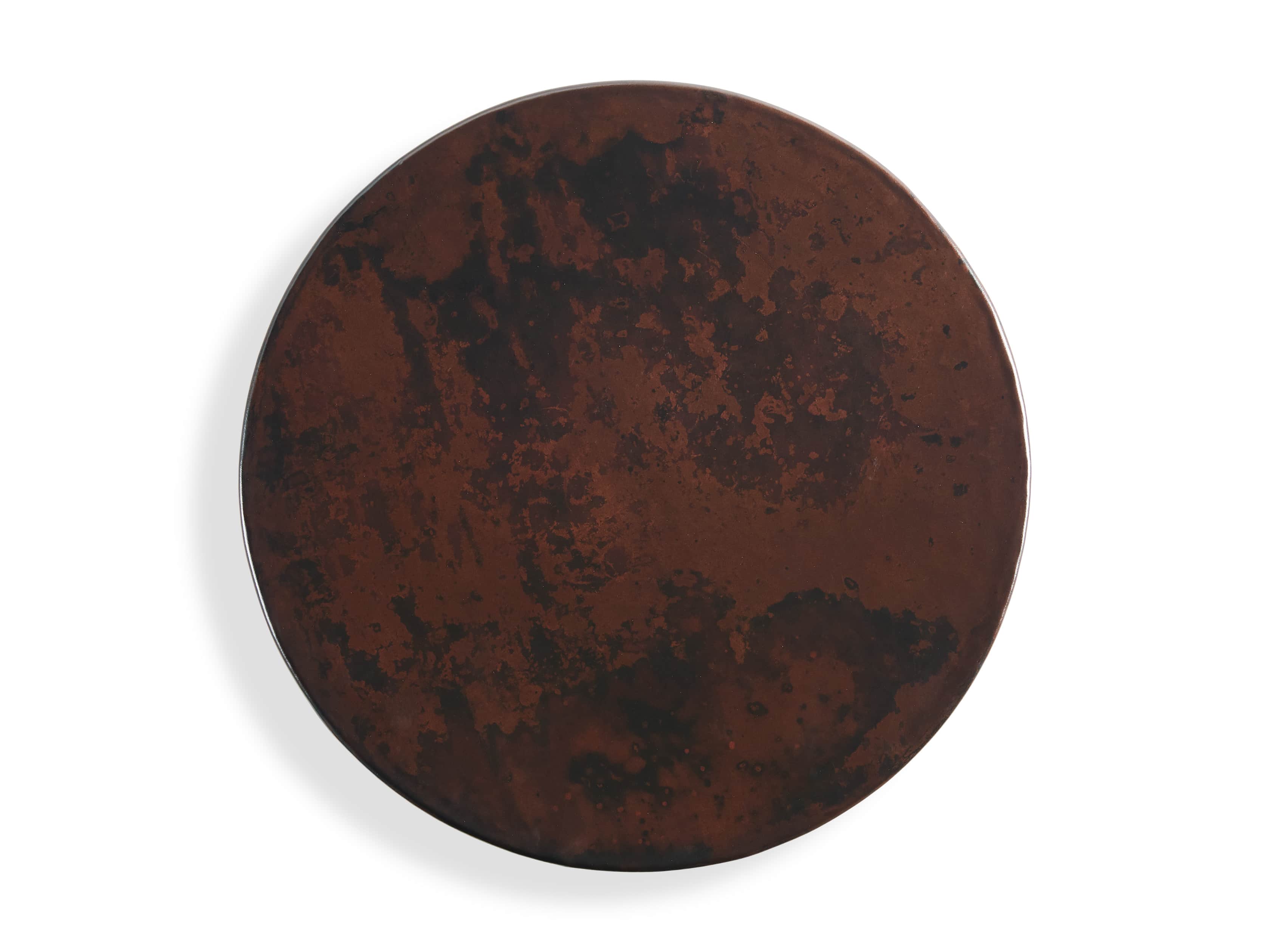 Flores 12" Chocolate Copper Martini Table