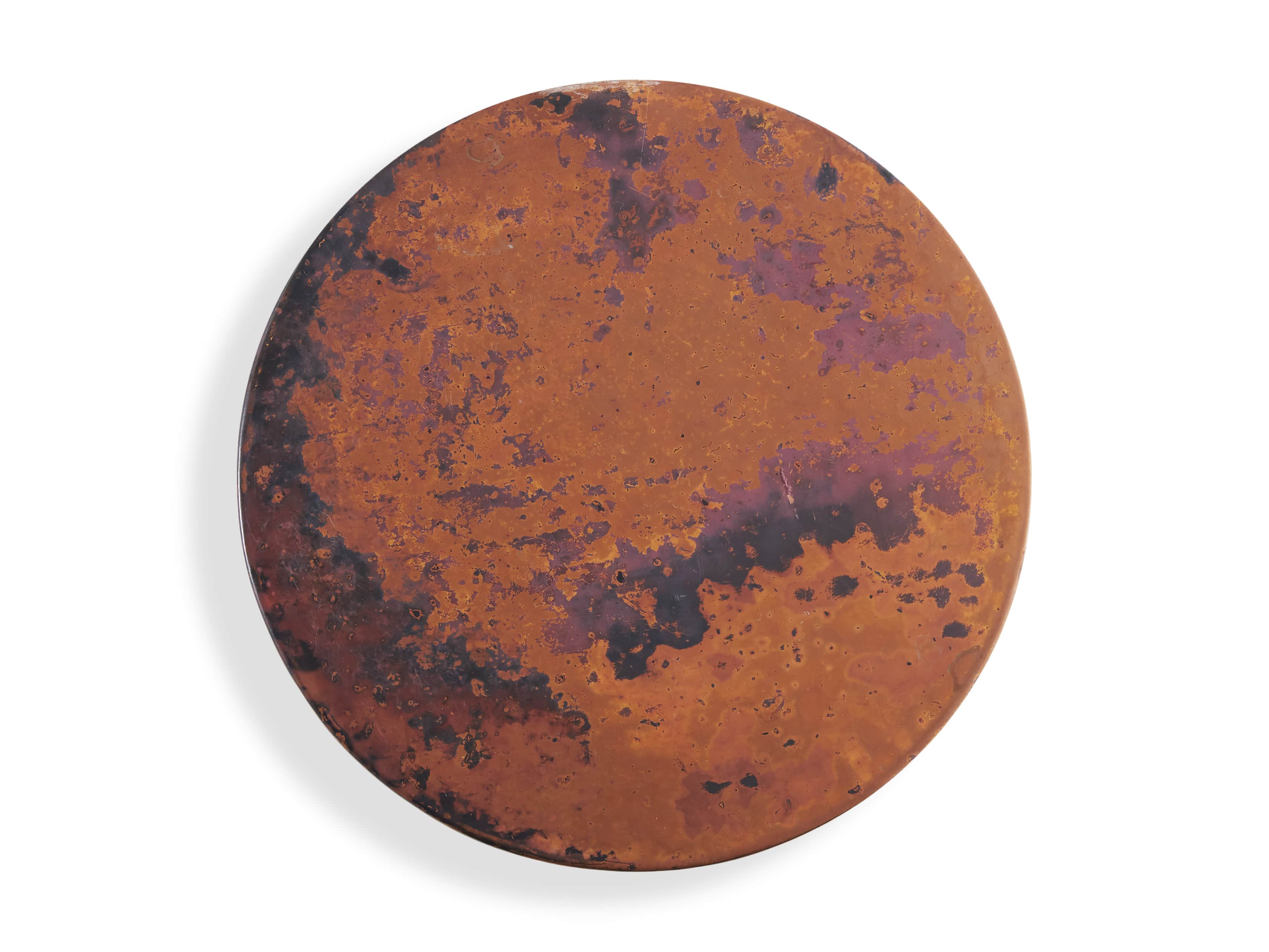 Flores 12" Copper Martini Table