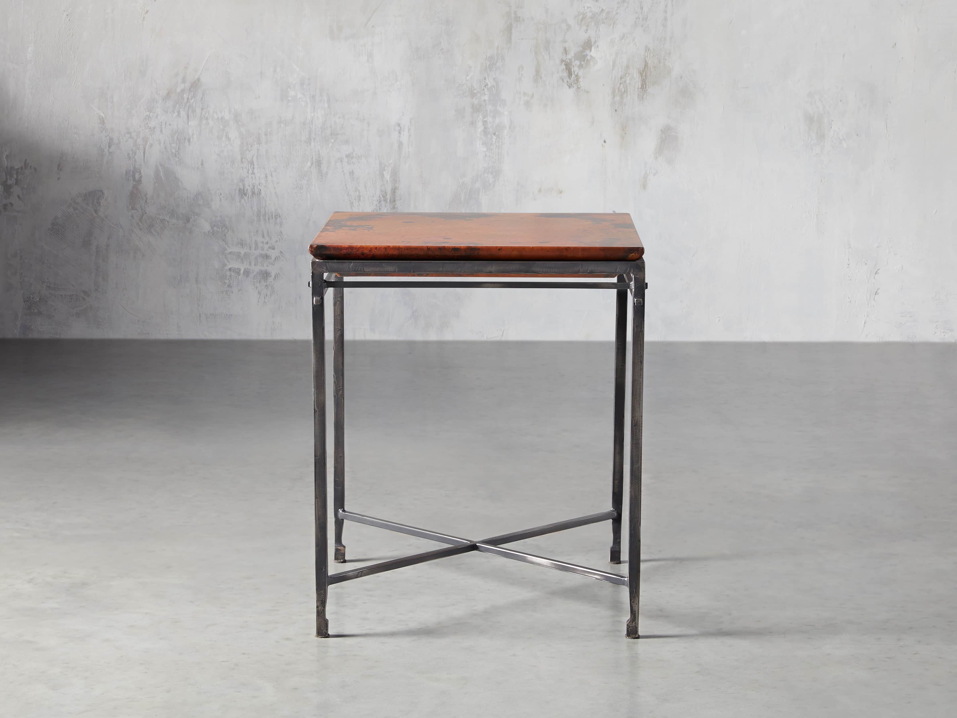 Flores 20" Copper End Table