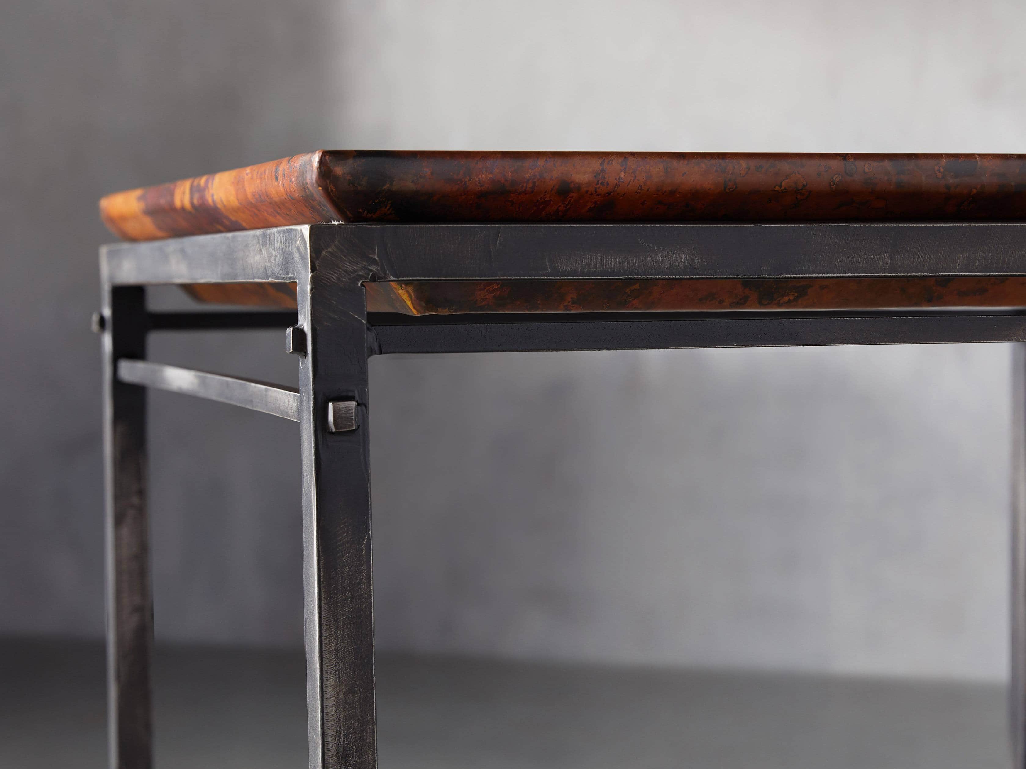 Flores 20" Copper End Table