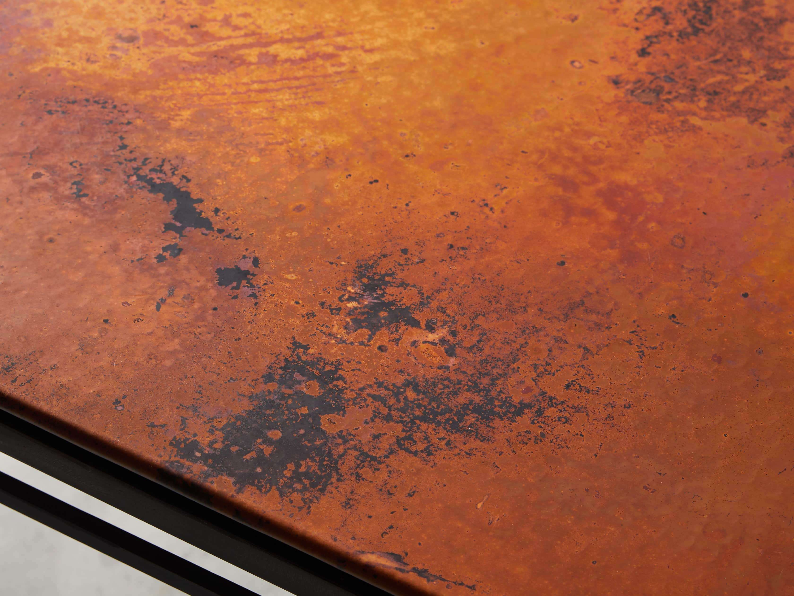 Flores 54" Copper Coffee Table