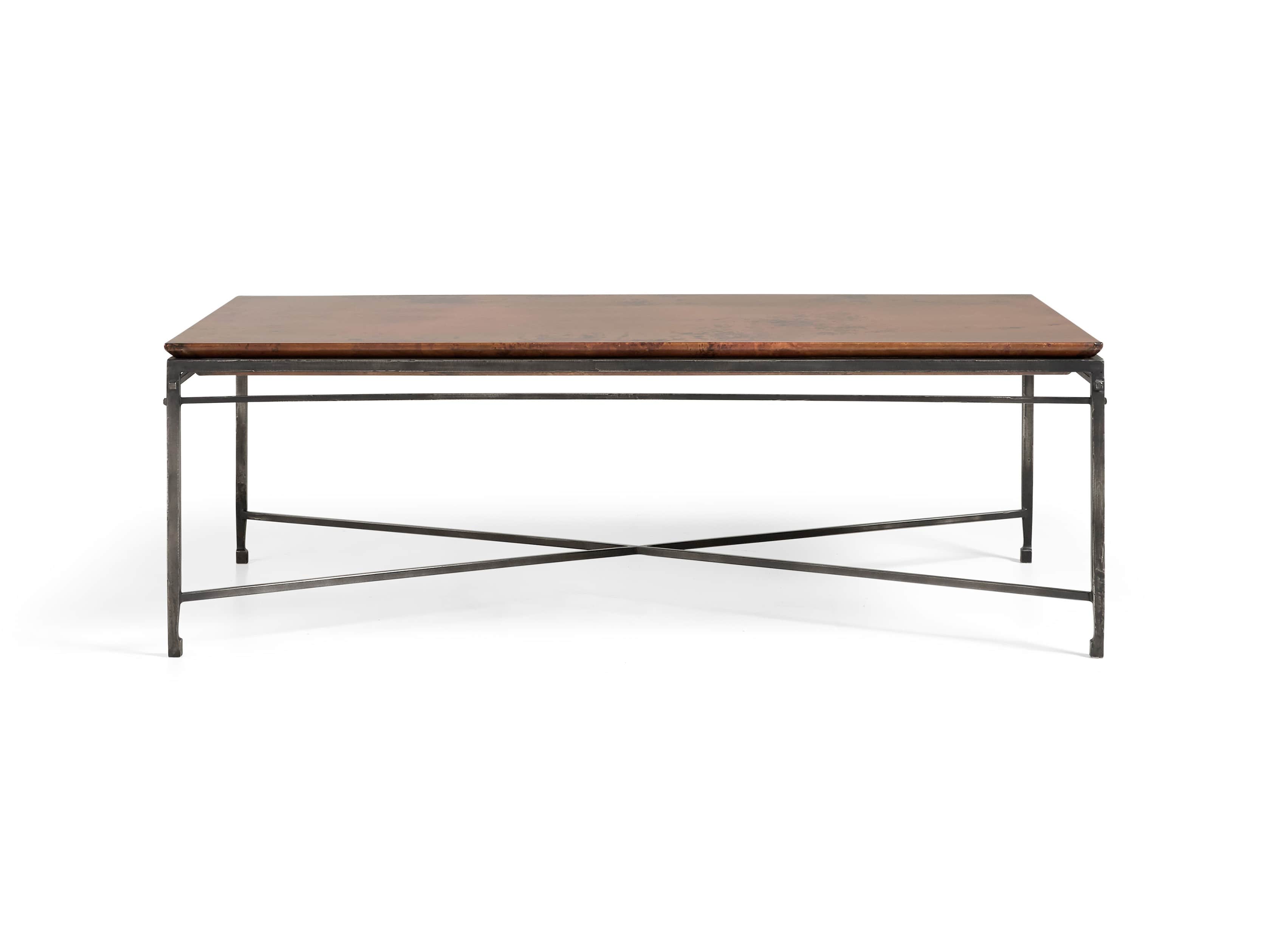 Flores 54" Copper Coffee Table