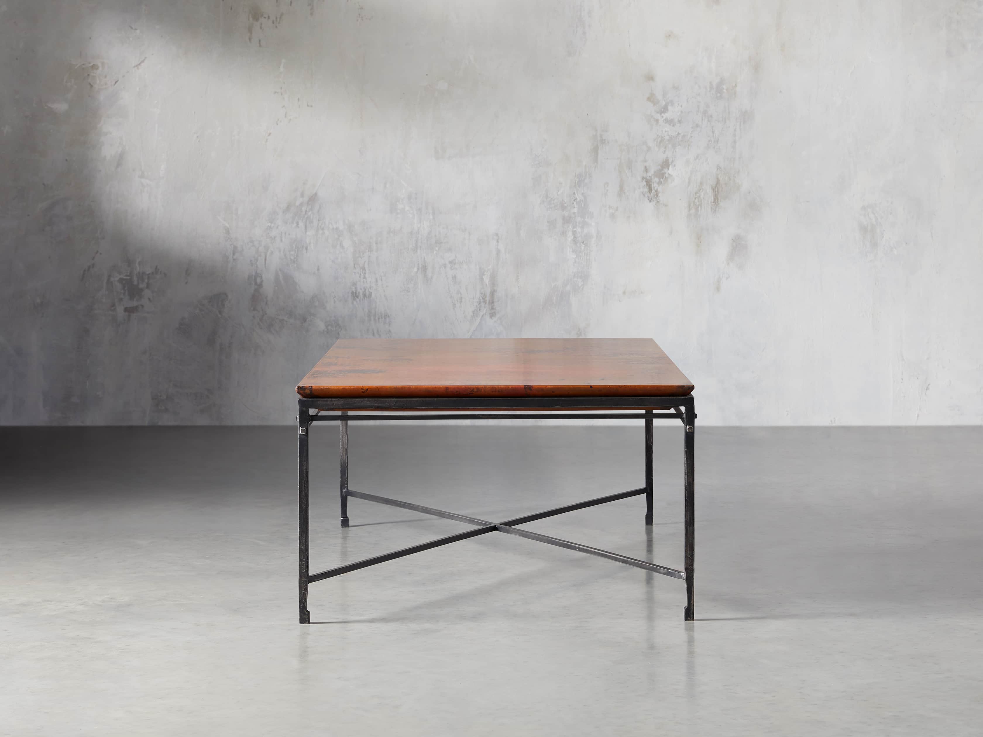 Flores 54" Copper Coffee Table