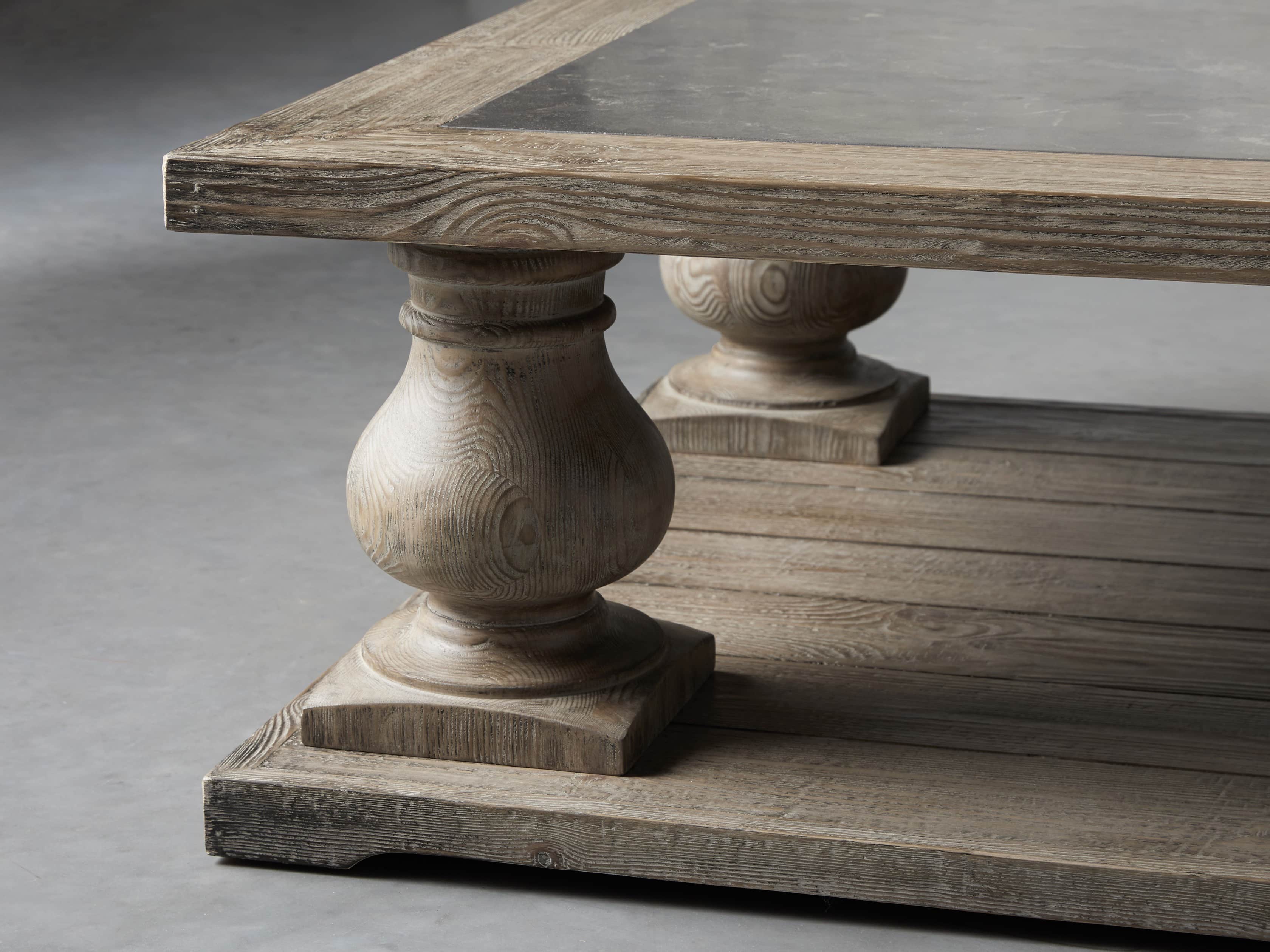 Hudson 71" Coffee Table With Bluestone Top, slide 4 of 9