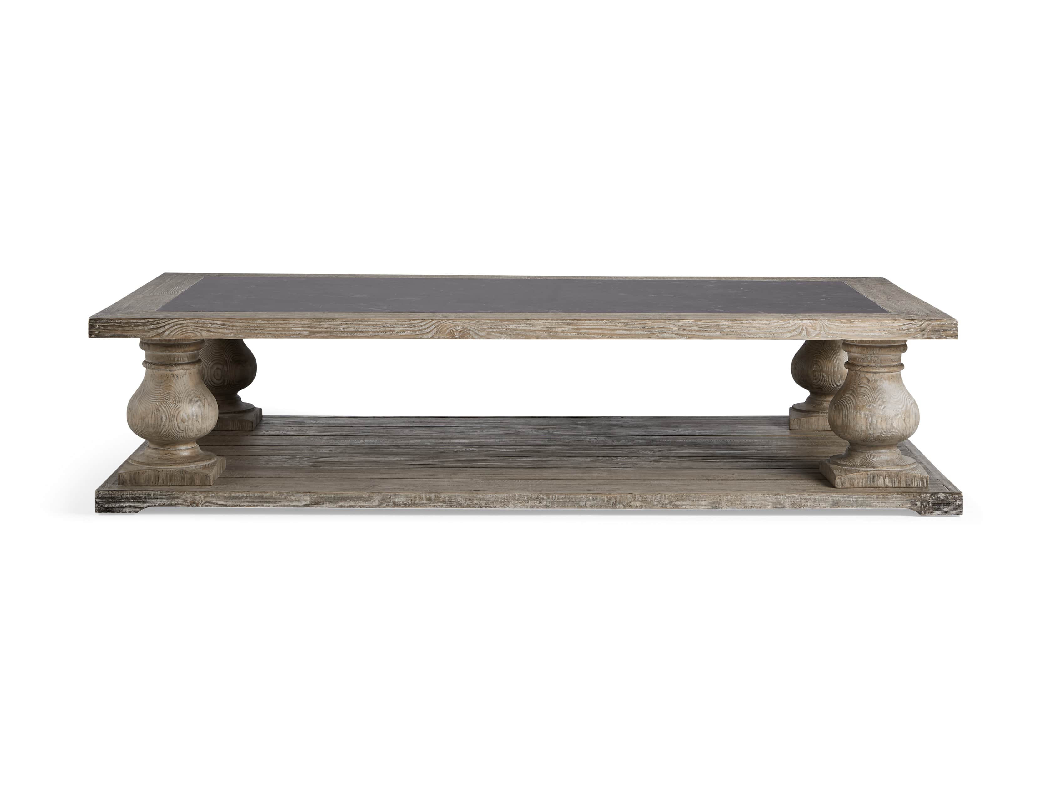 Hudson 71" Coffee Table With Bluestone Top, slide 8 of 9