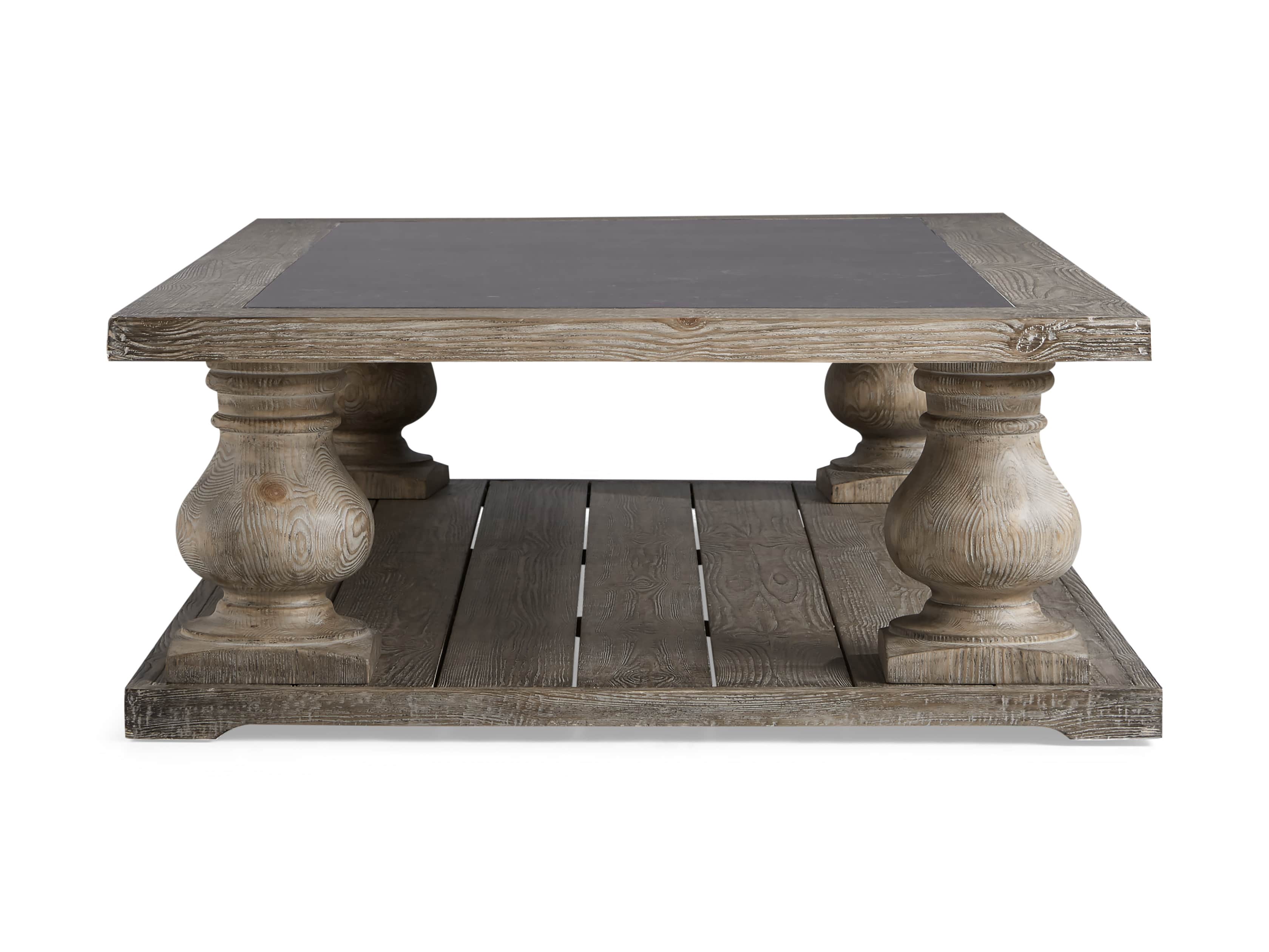 Hudson 71" Coffee Table With Bluestone Top, slide 9 of 9