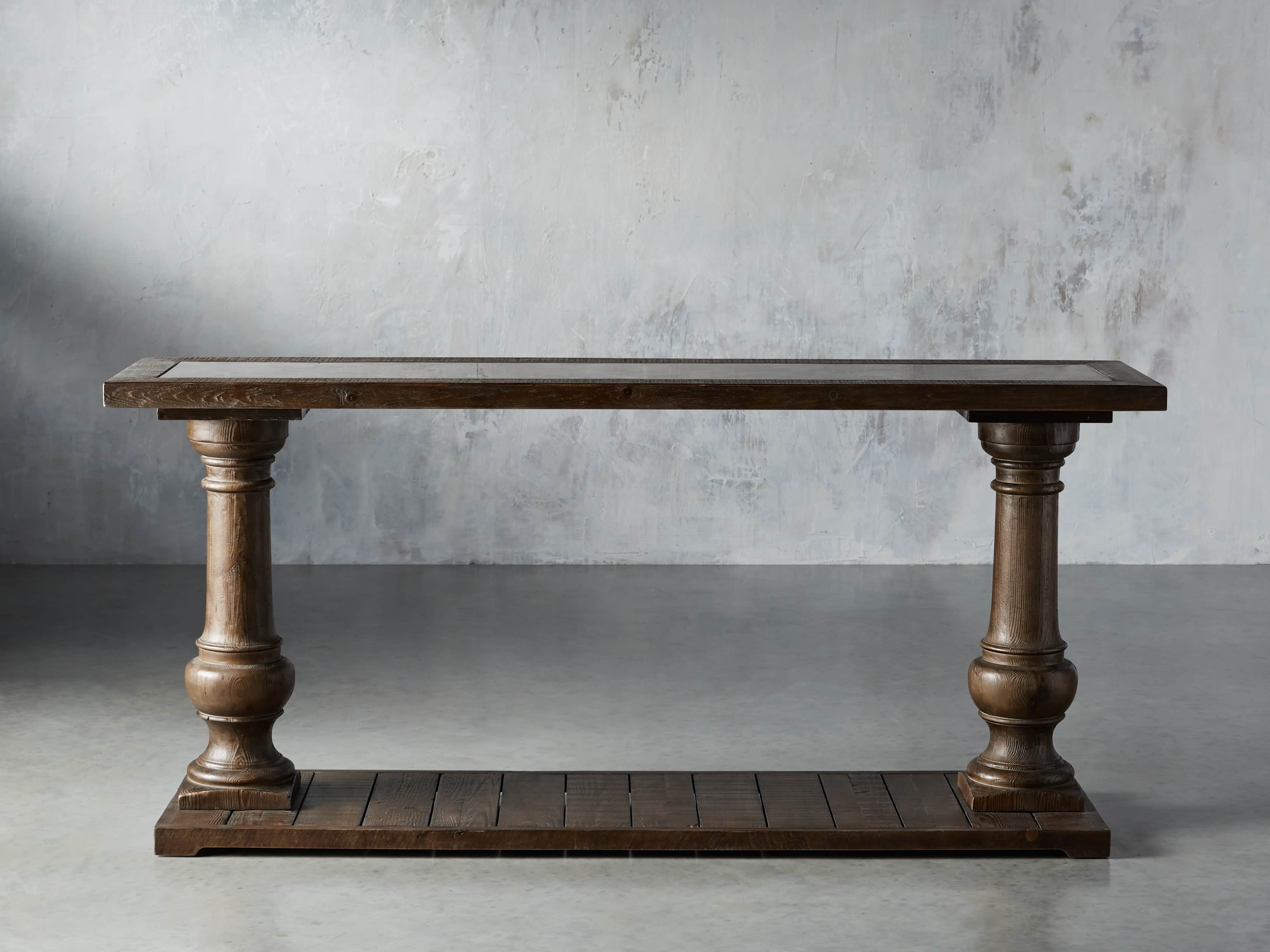 Hudson 71" Console Table with Bluestone Top, slide 1 of 7