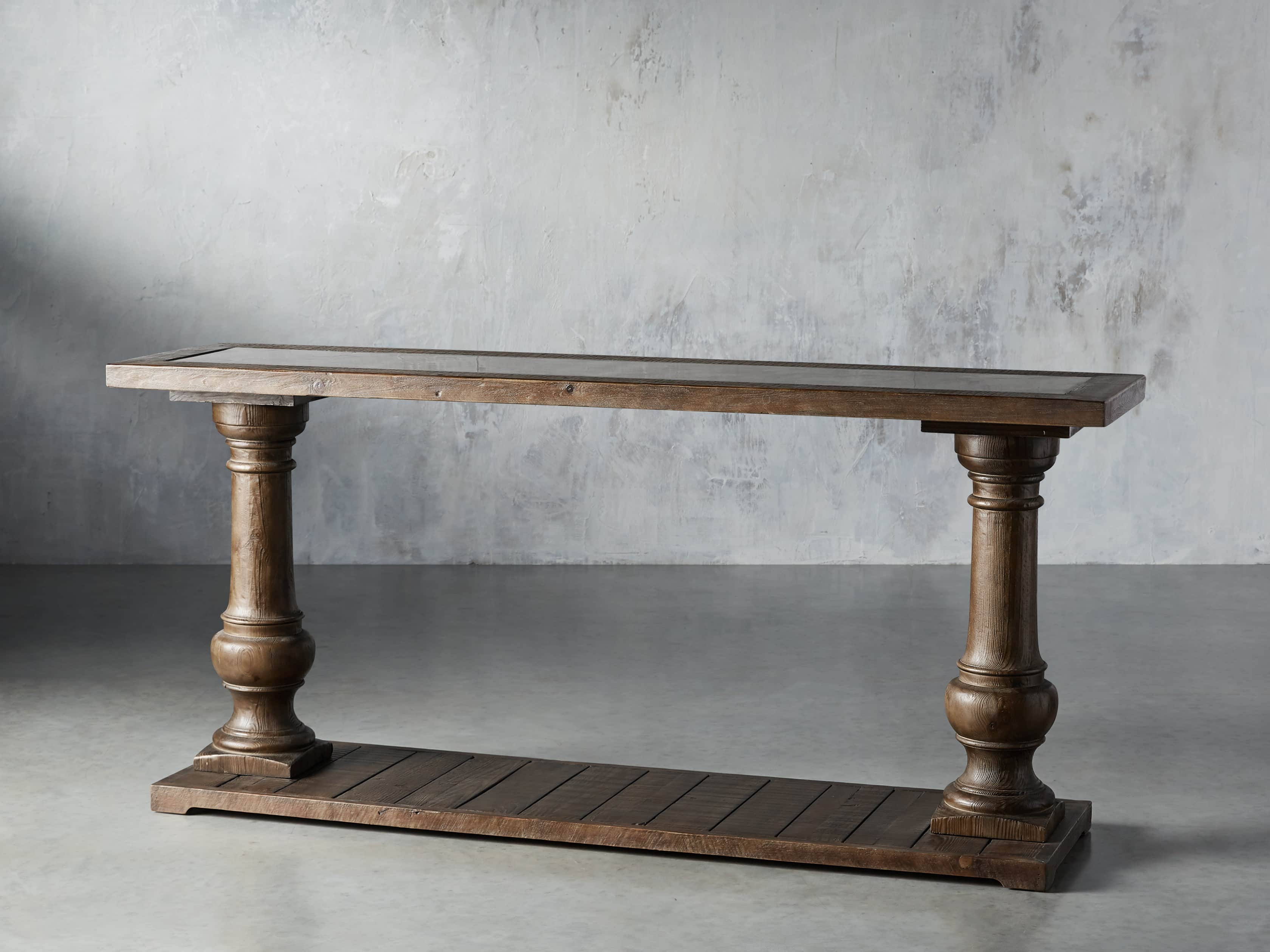 Hudson 71" Console Table with Bluestone Top, slide 2 of 7