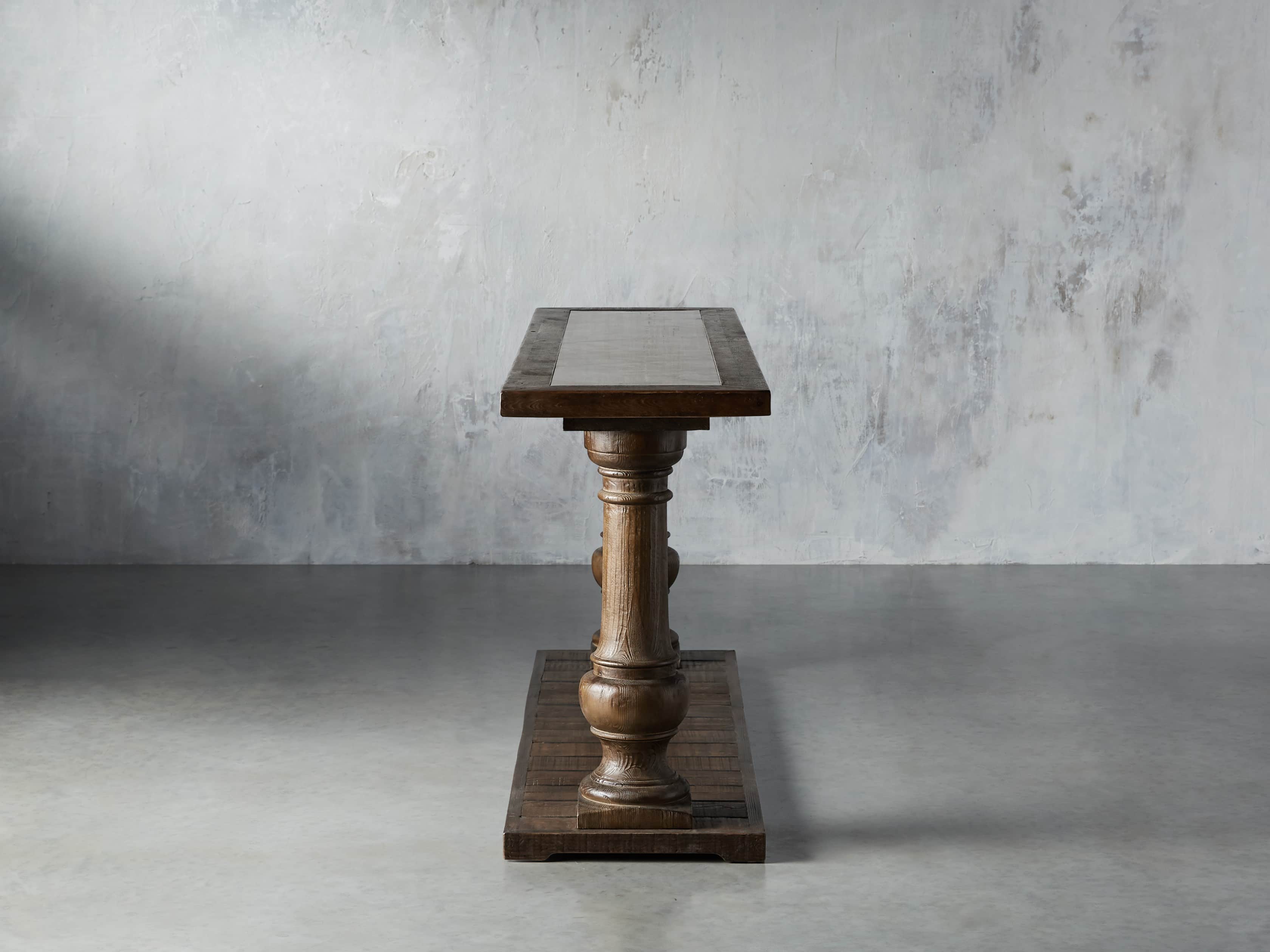 Hudson 71" Console Table with Bluestone Top, slide 3 of 7