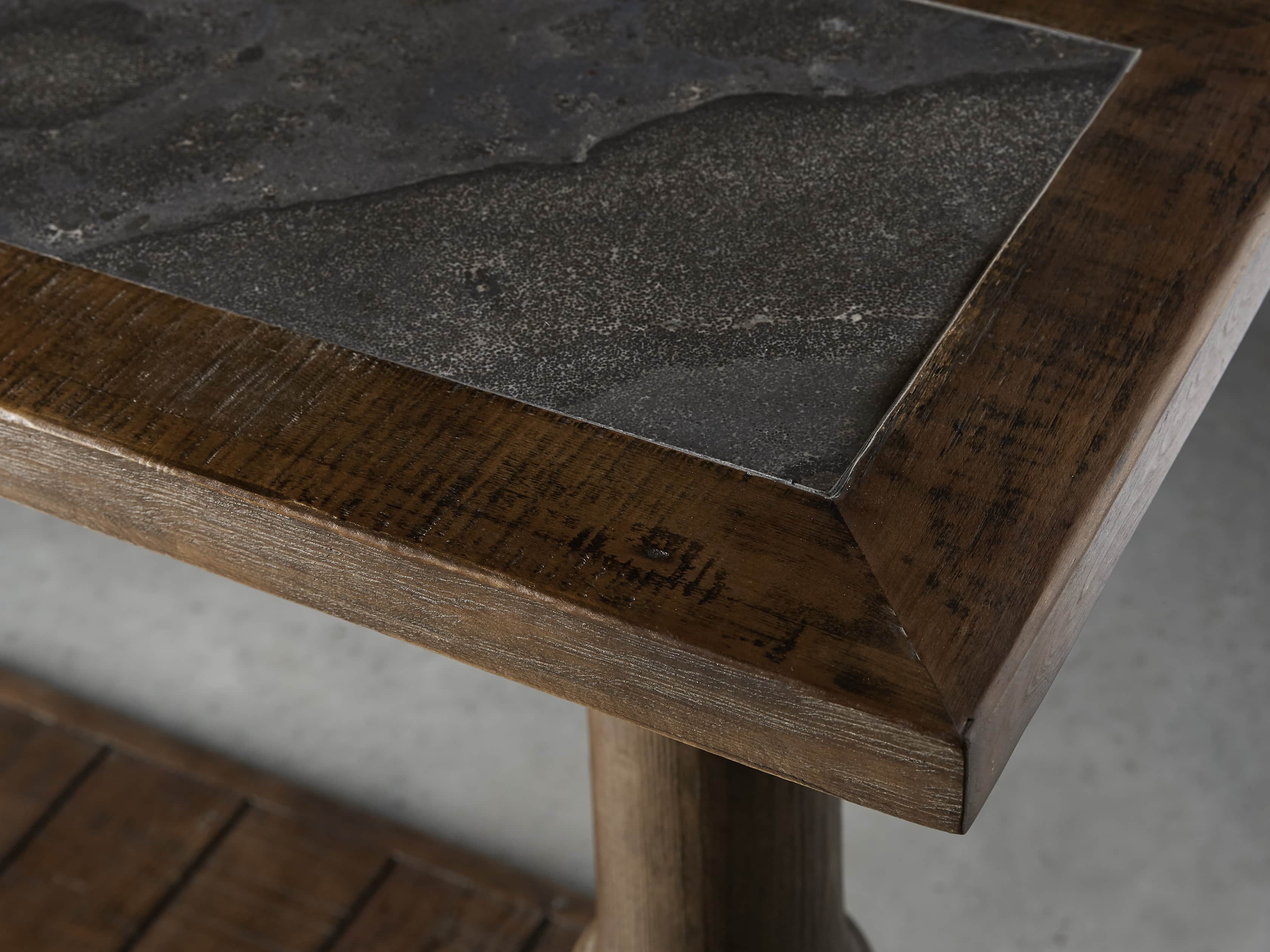 Hudson 71" Console Table with Bluestone Top, slide 5 of 7