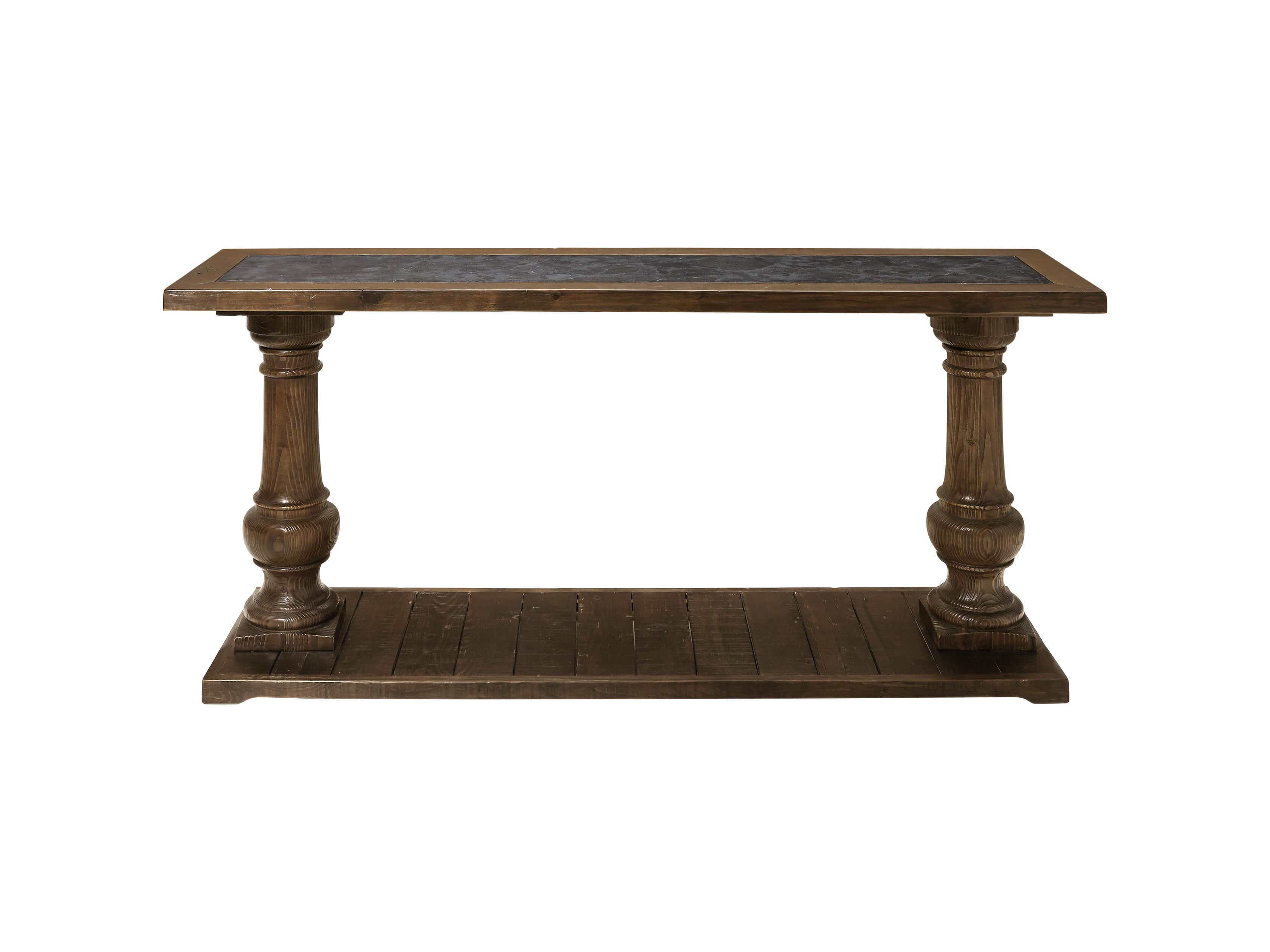 Hudson 71" Console Table with Bluestone Top, slide 7 of 7