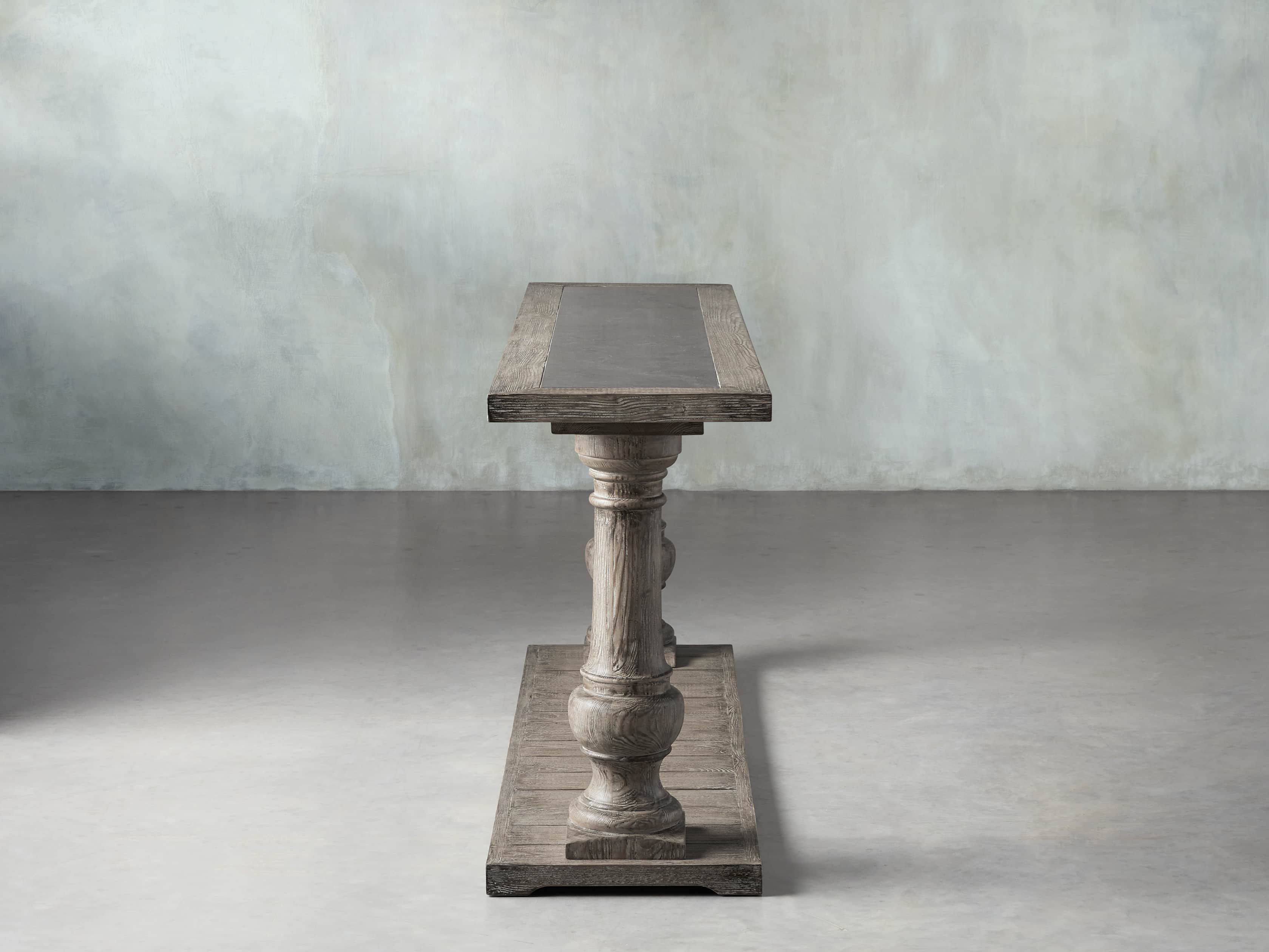 Hudson 71" Console Table with Bluestone Top