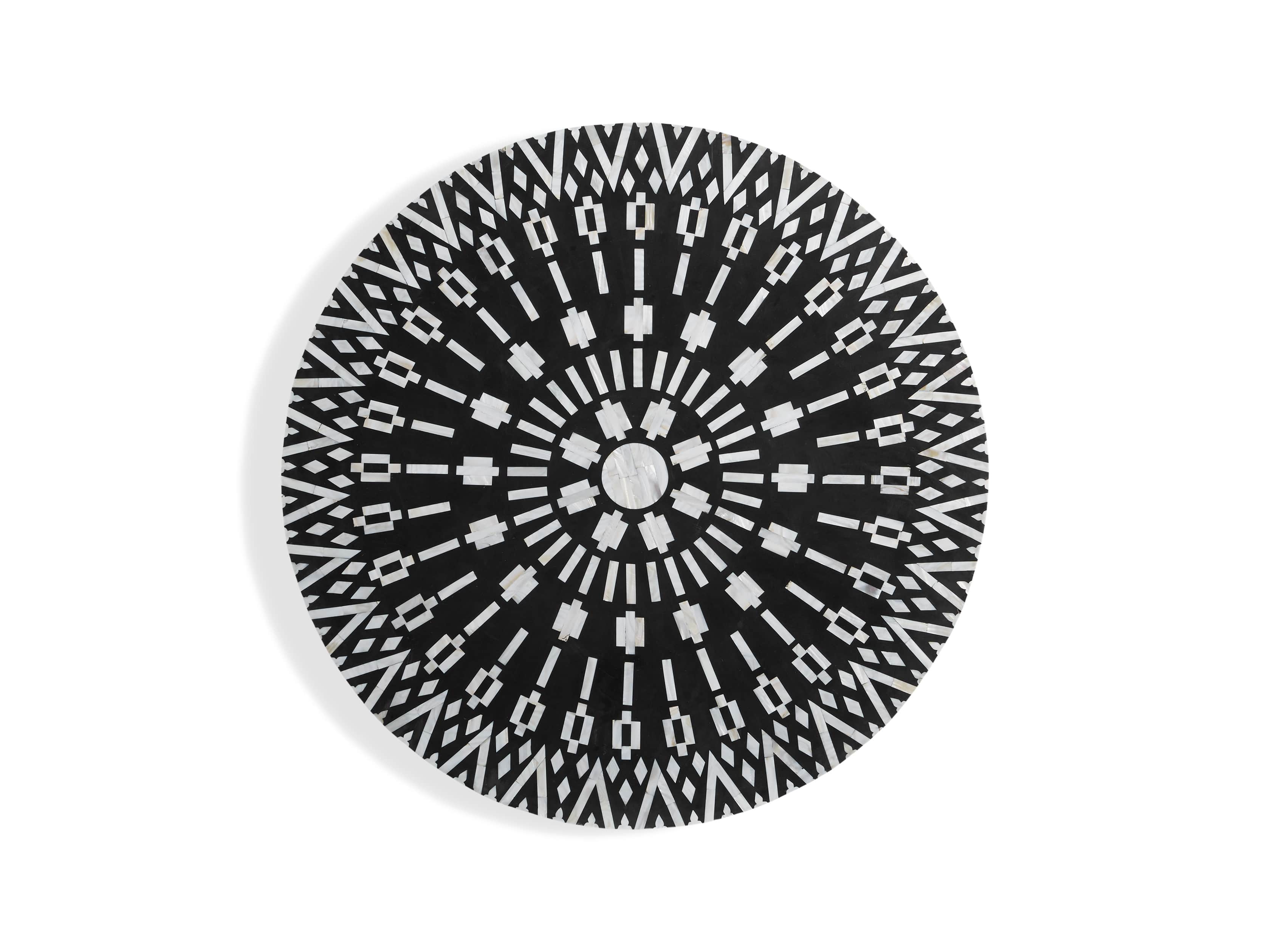 Kalmin 36" Shell Inlay Coffee Table