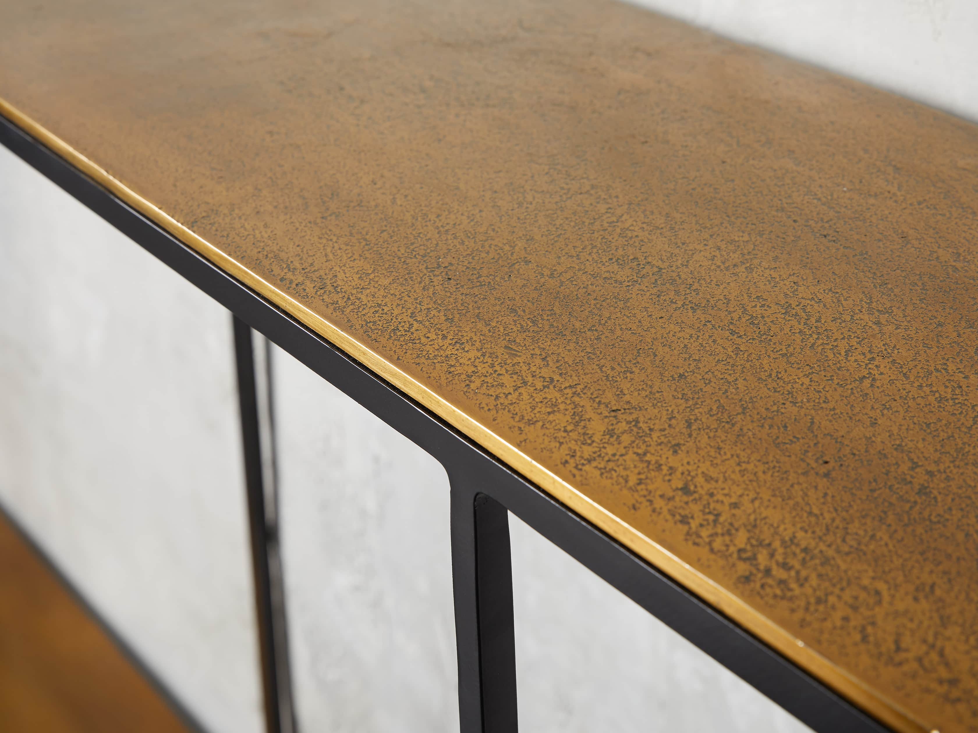 Kavali 70" Console Table in Brass, slide 4 of 7