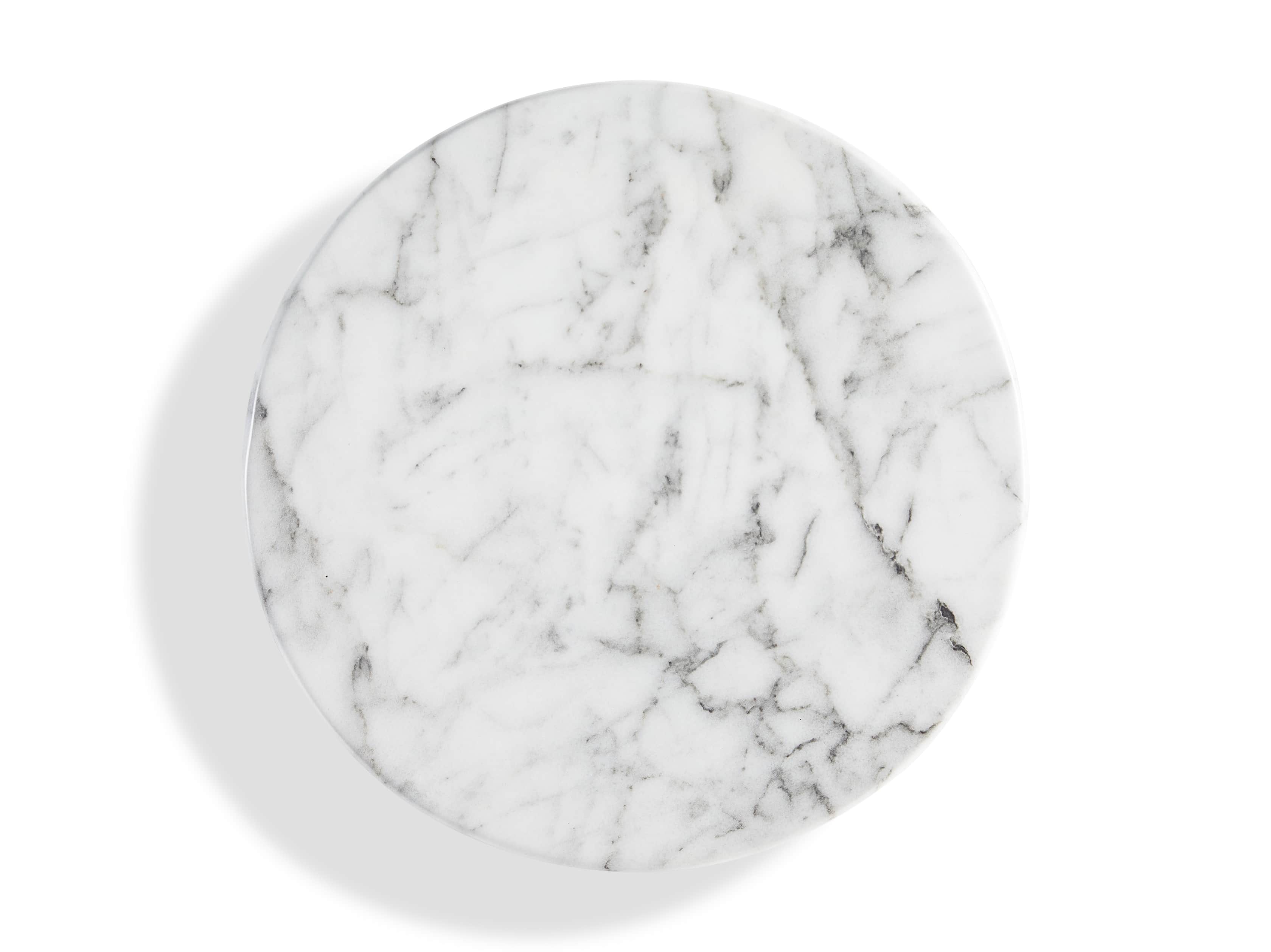 Lucas Faux Marble 14" End Table, slide 4 of 5