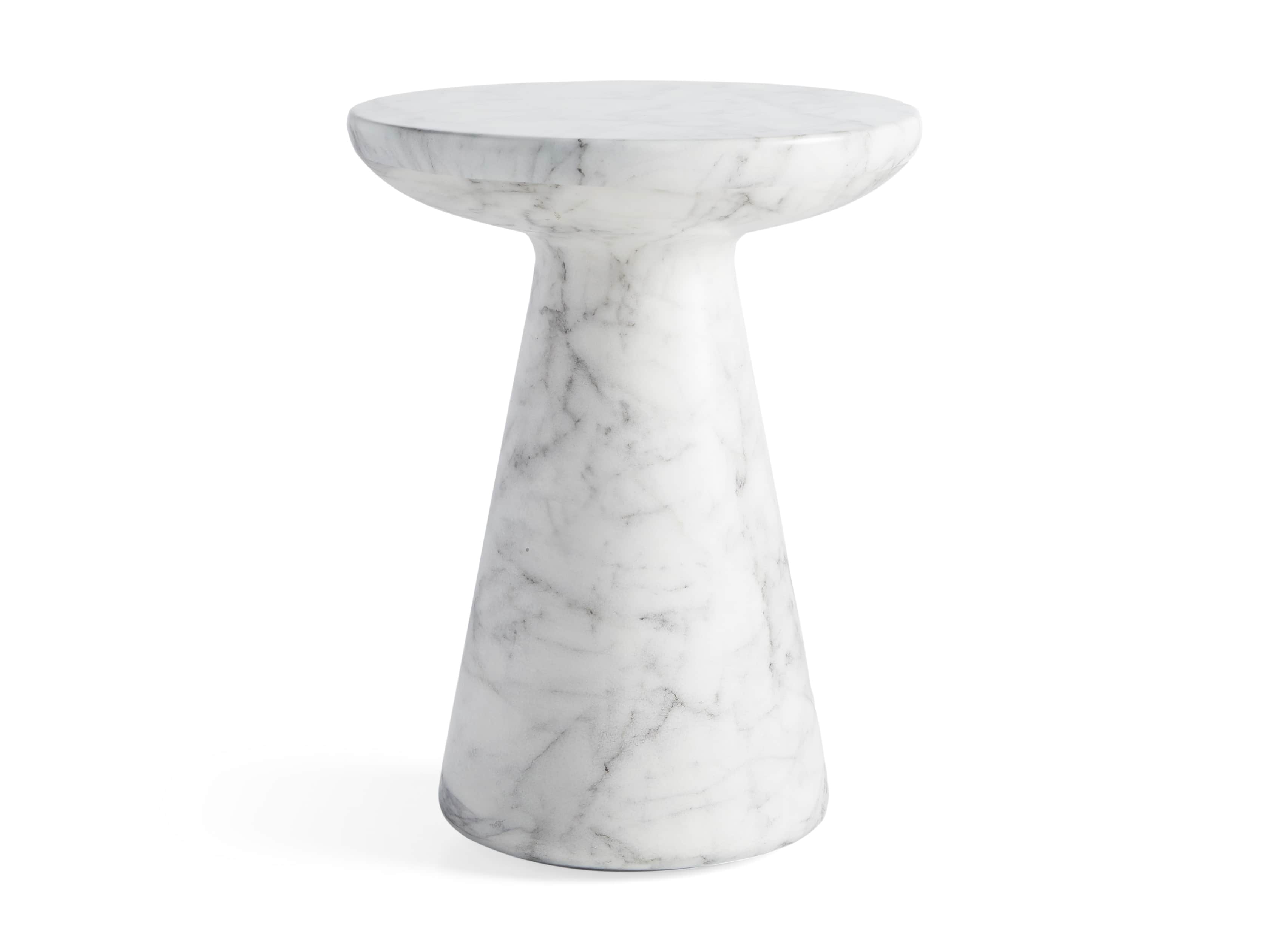 Lucas Faux Marble 14" End Table, slide 5 of 5