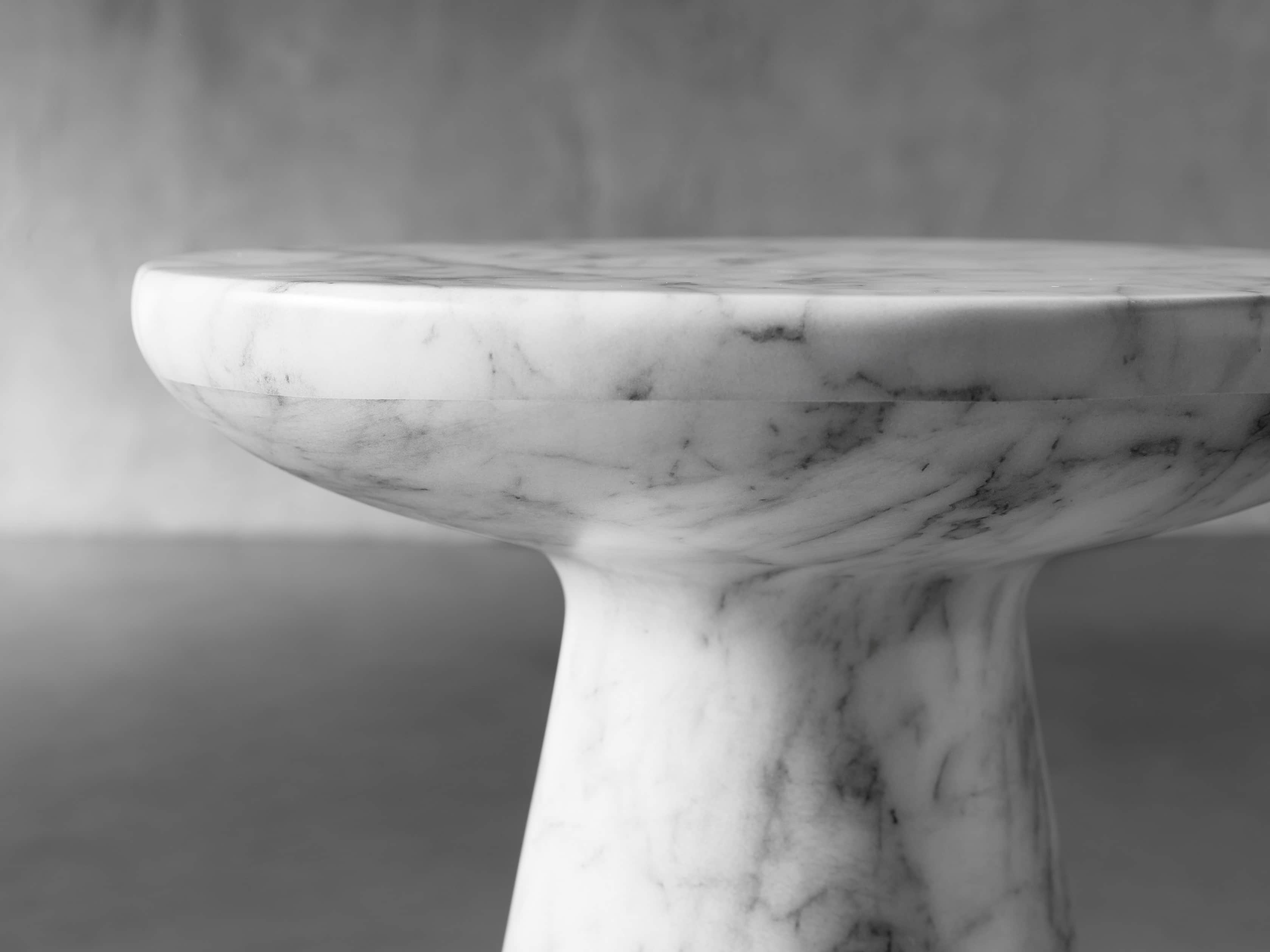 Lucas Faux Marble 14" End Table, slide 2 of 5