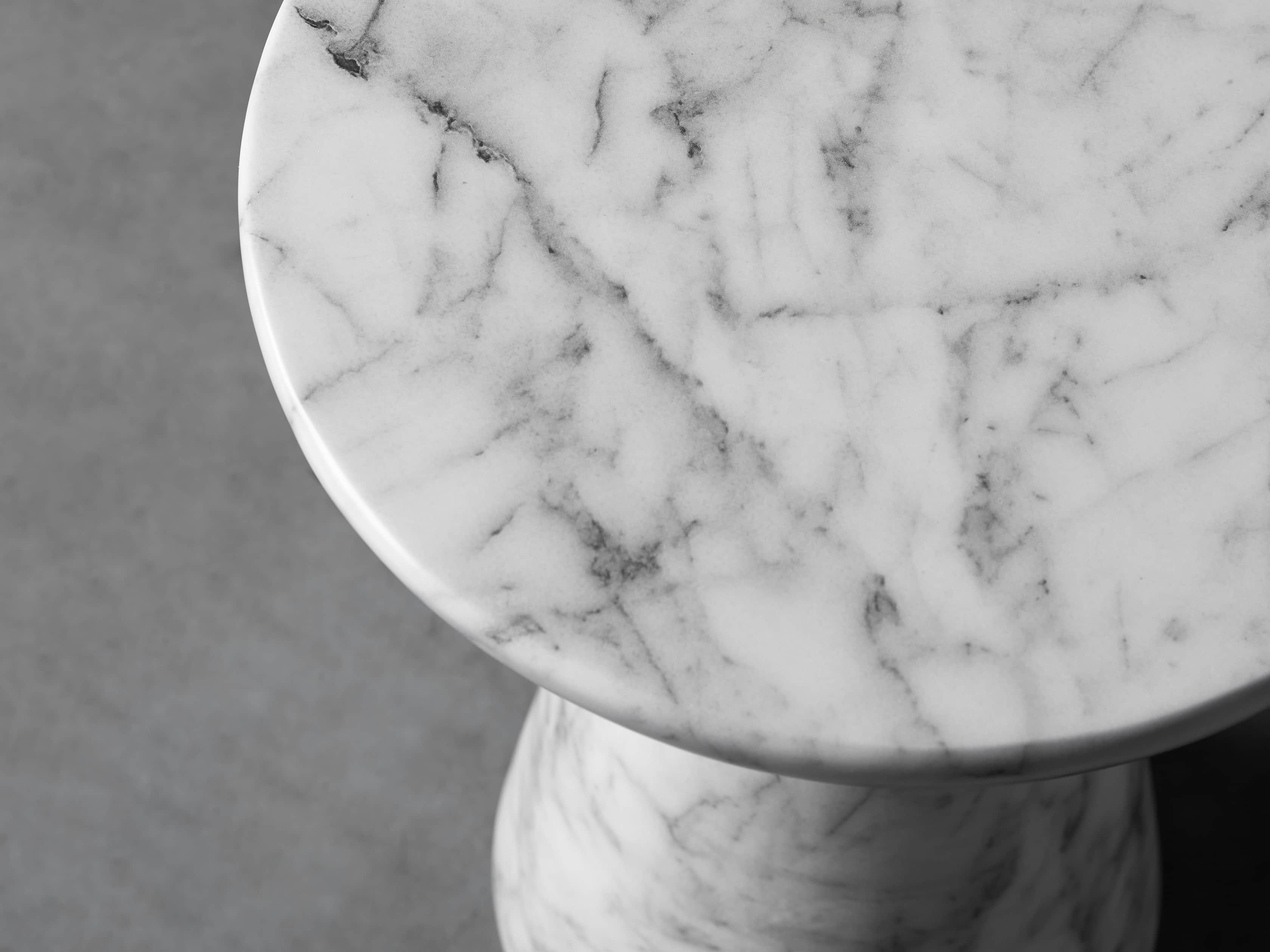 Lucas Faux Marble 14" End Table, slide 3 of 5