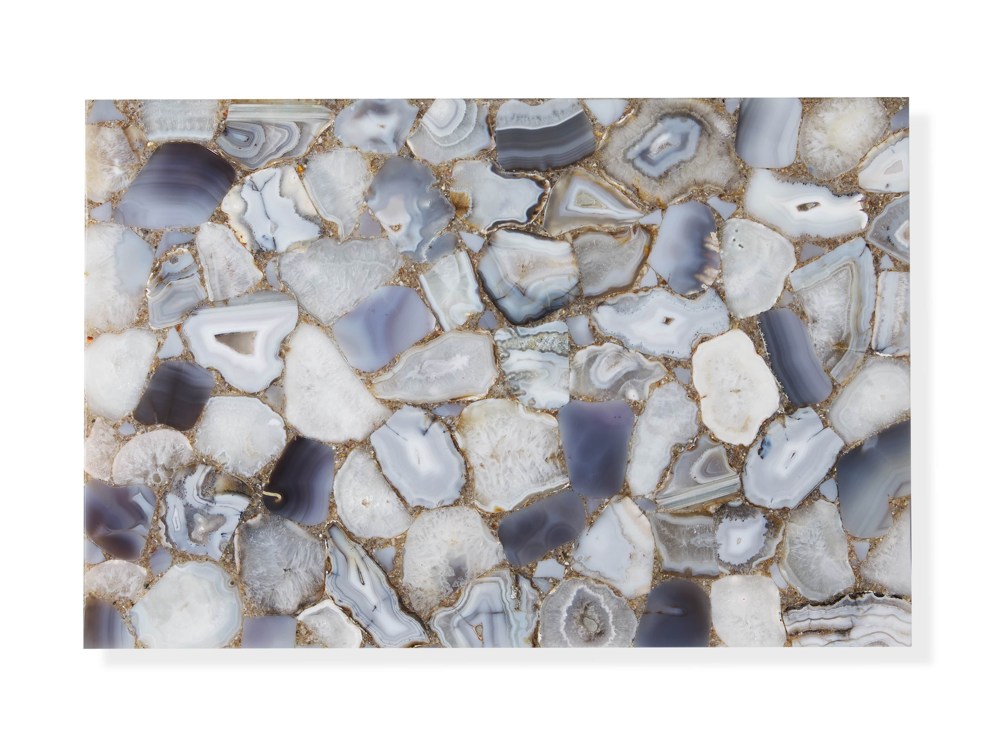 Ludlow 27" Grey Agate C Table, slide 5 of 6