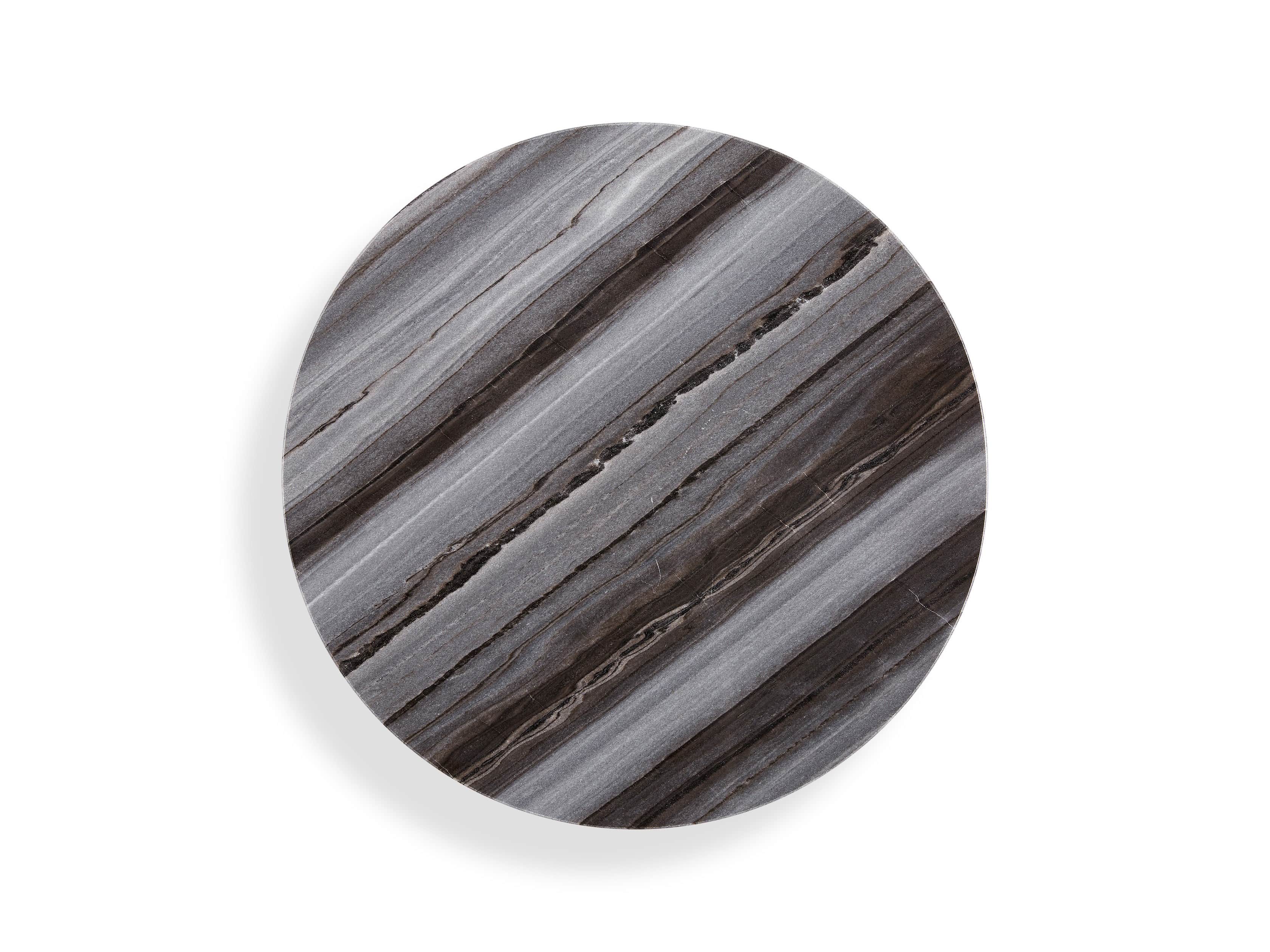 Ludlow 15" Black Marble Martini Table