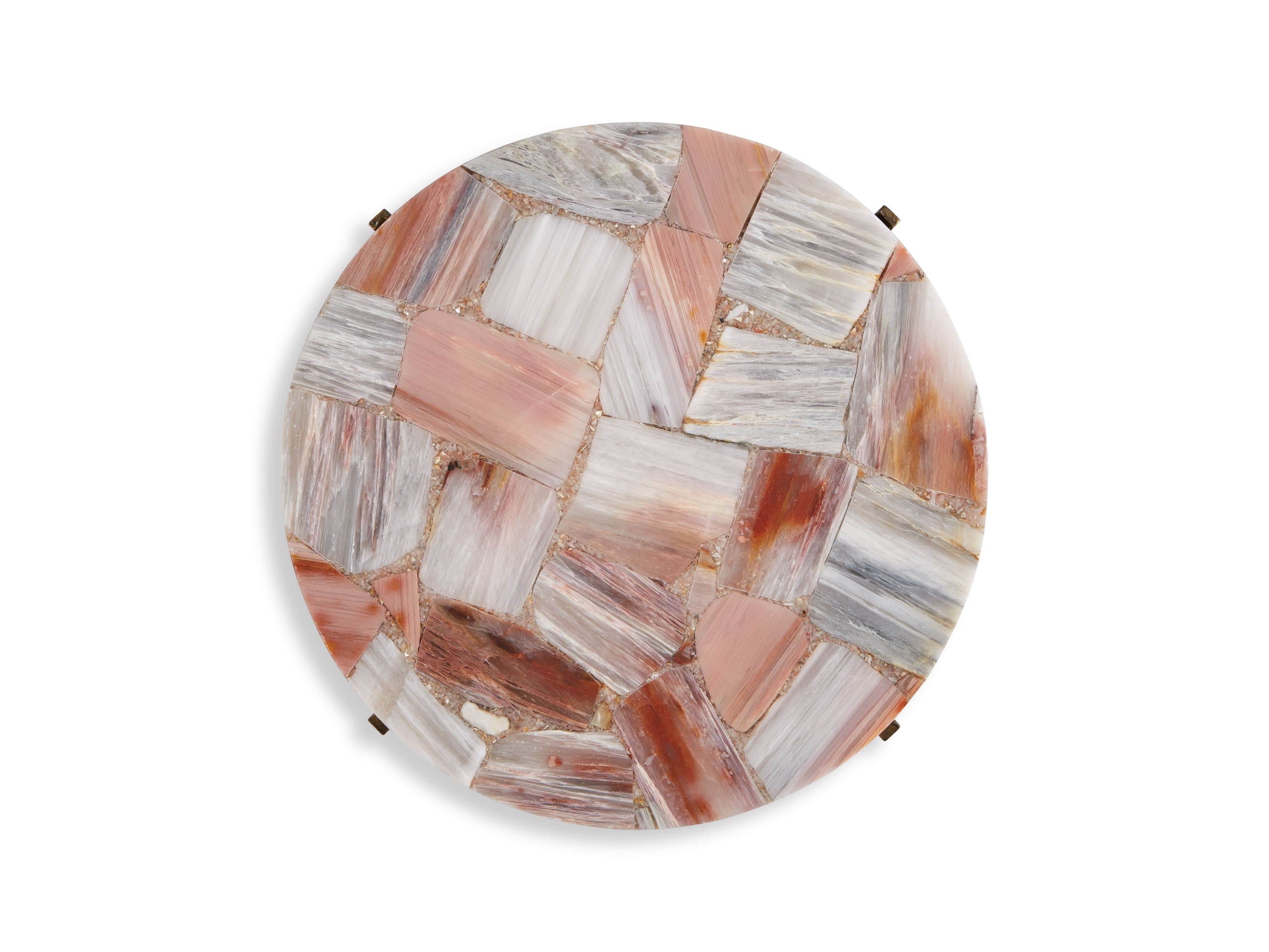 Ludlow 15" Botswana Quartz Martini Table, slide 5 of 6