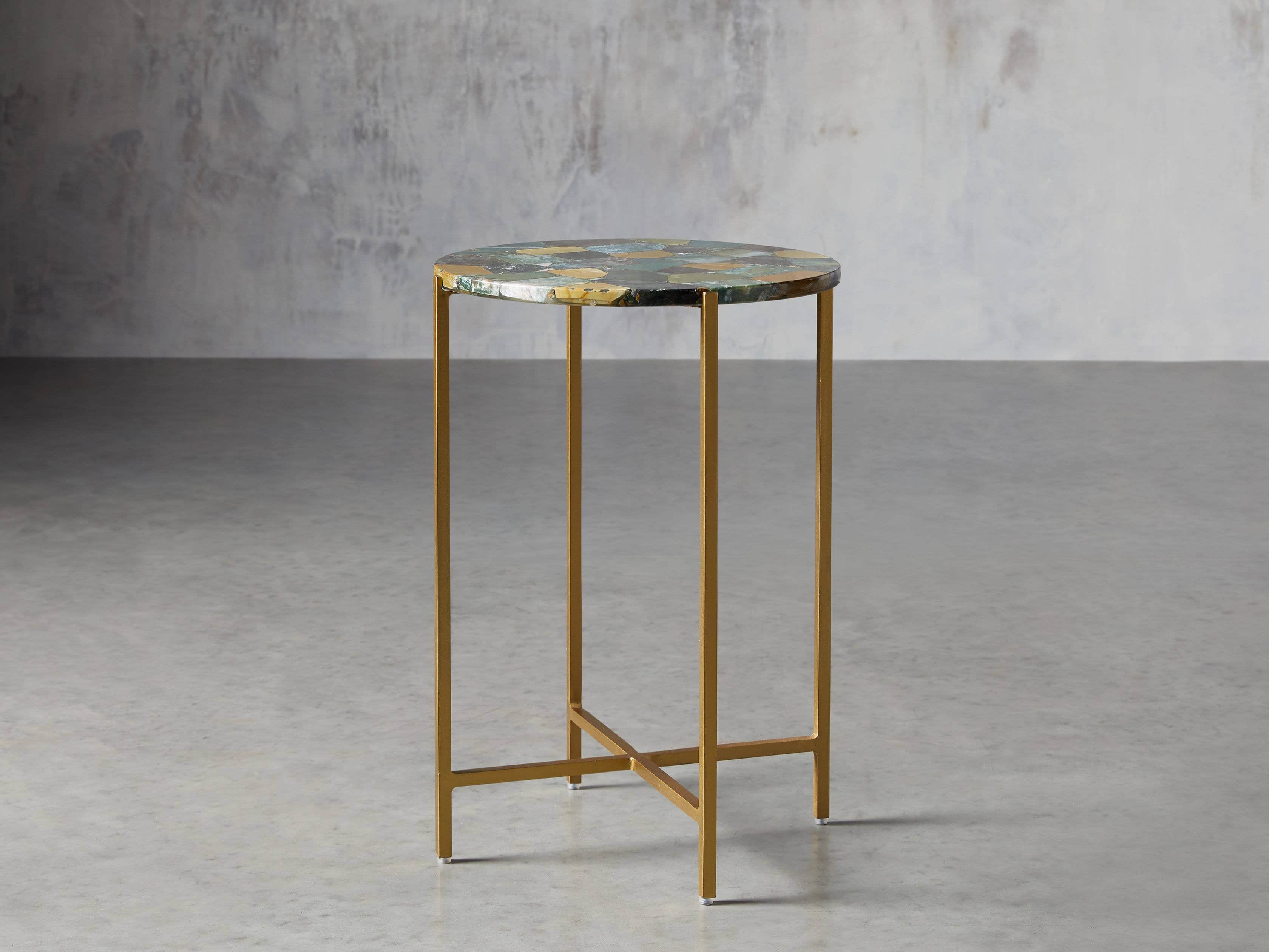 Ludlow 15" Angle Jasper Martini Table