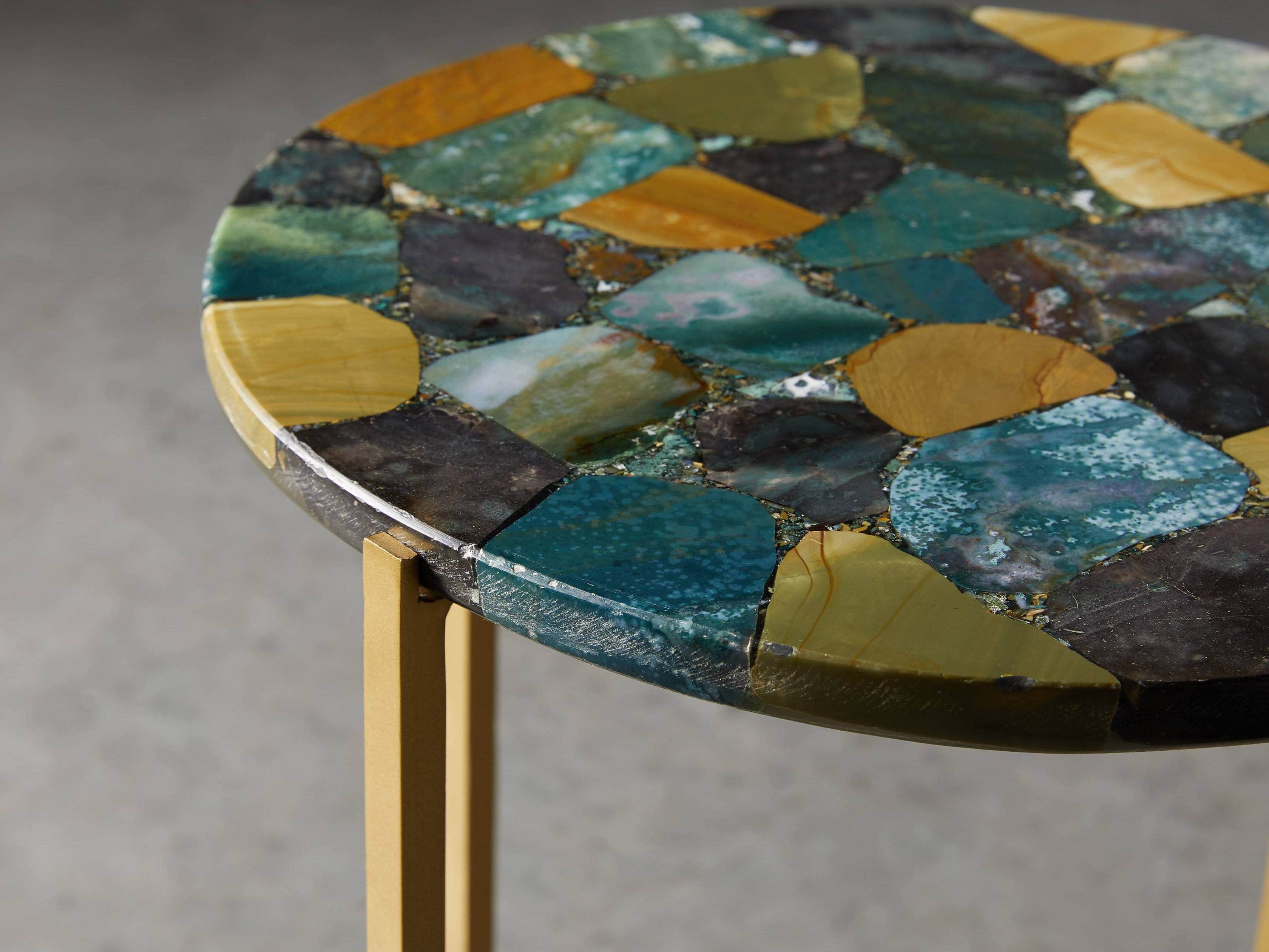 Ludlow 15" Angle Jasper Martini Table