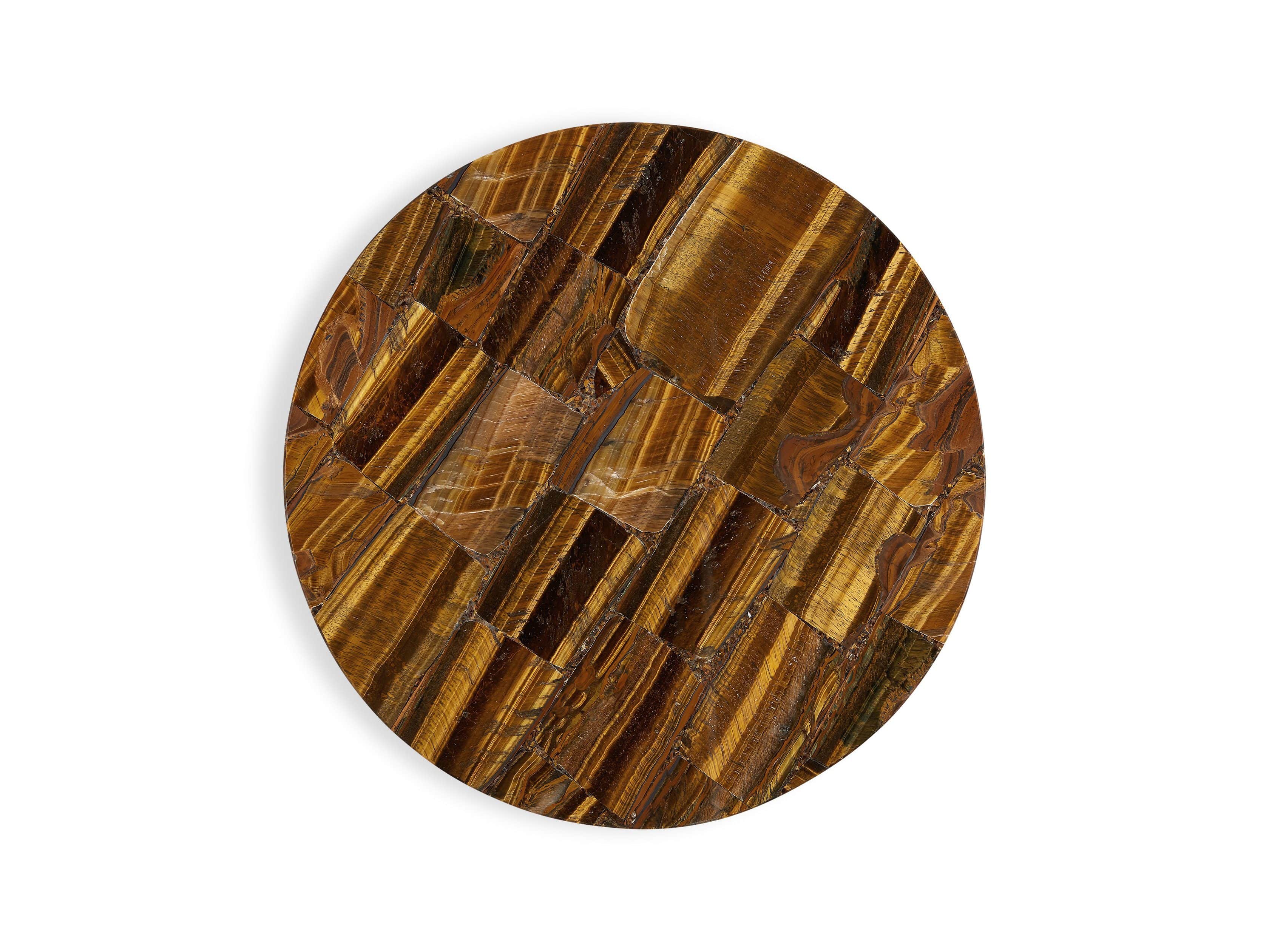 Ludlow 15" Tiger's Eye Martini Table