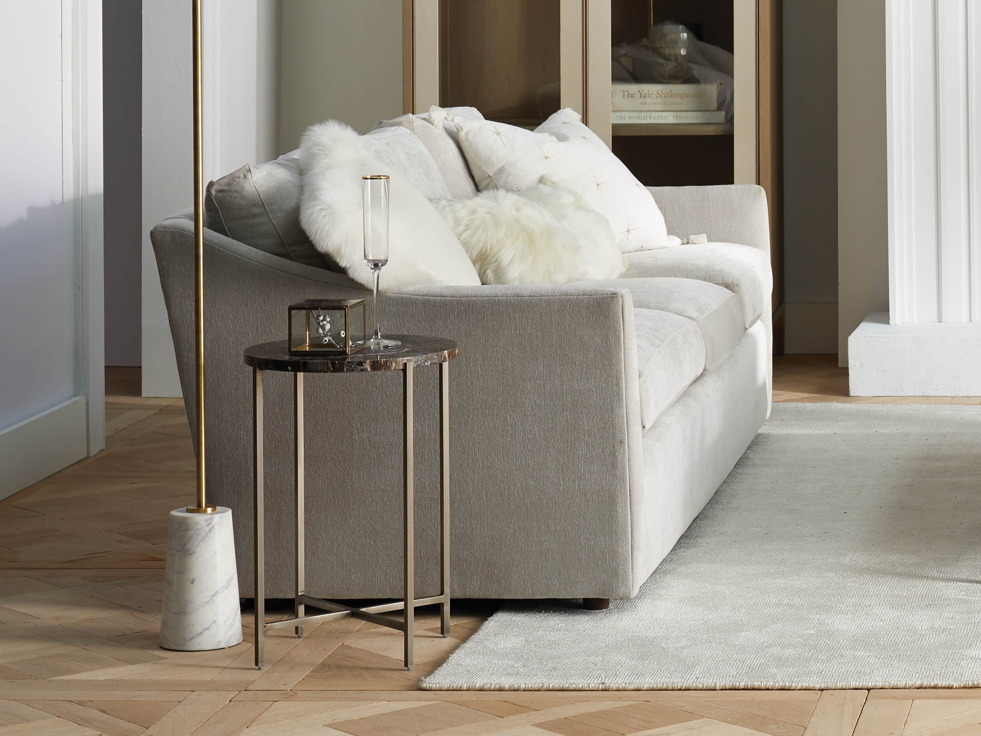 Ludlow Petrified Wood Martini Table Arhaus