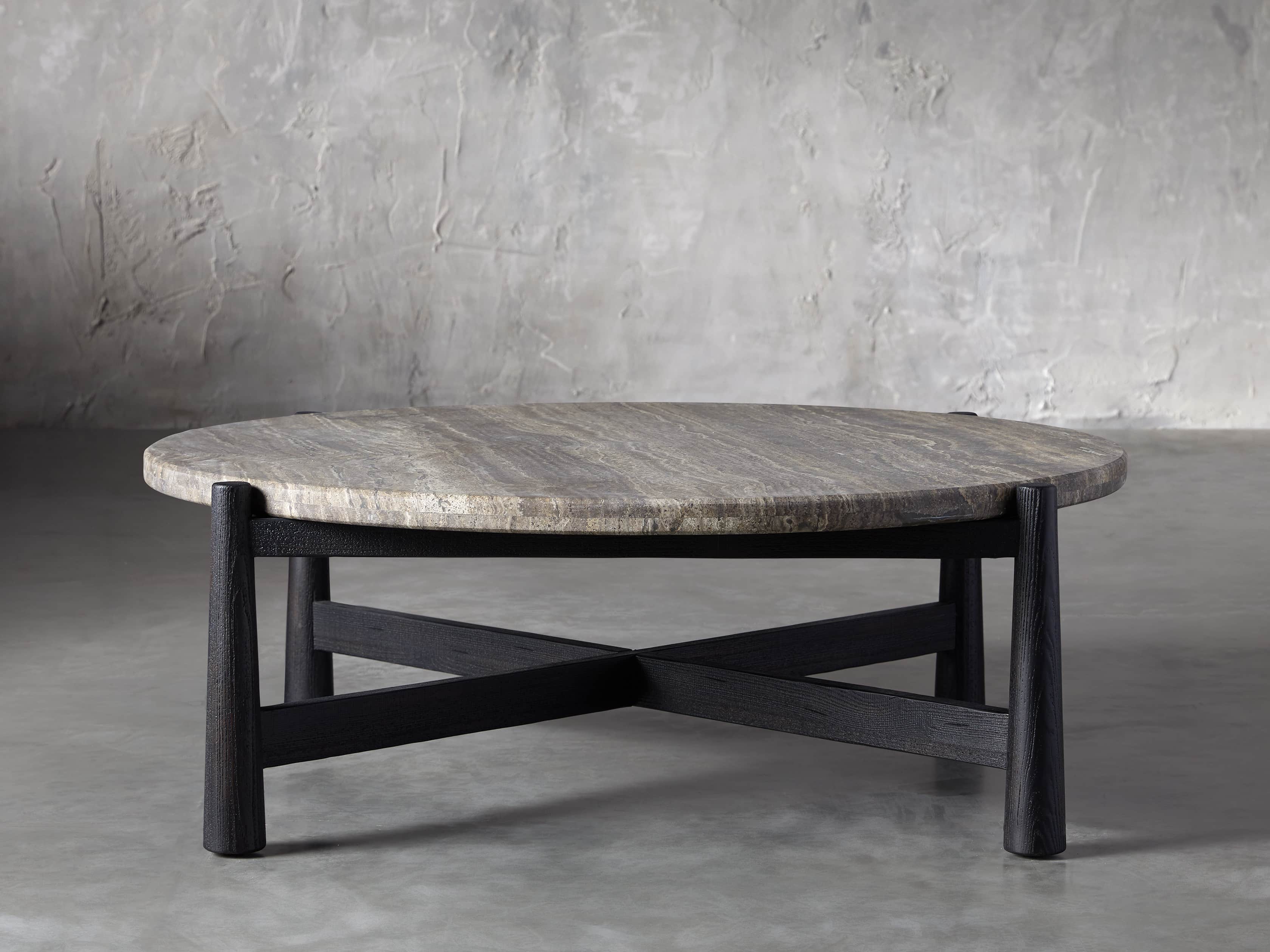 Maurice 48" Round Coffee Table, slide 1 of 5