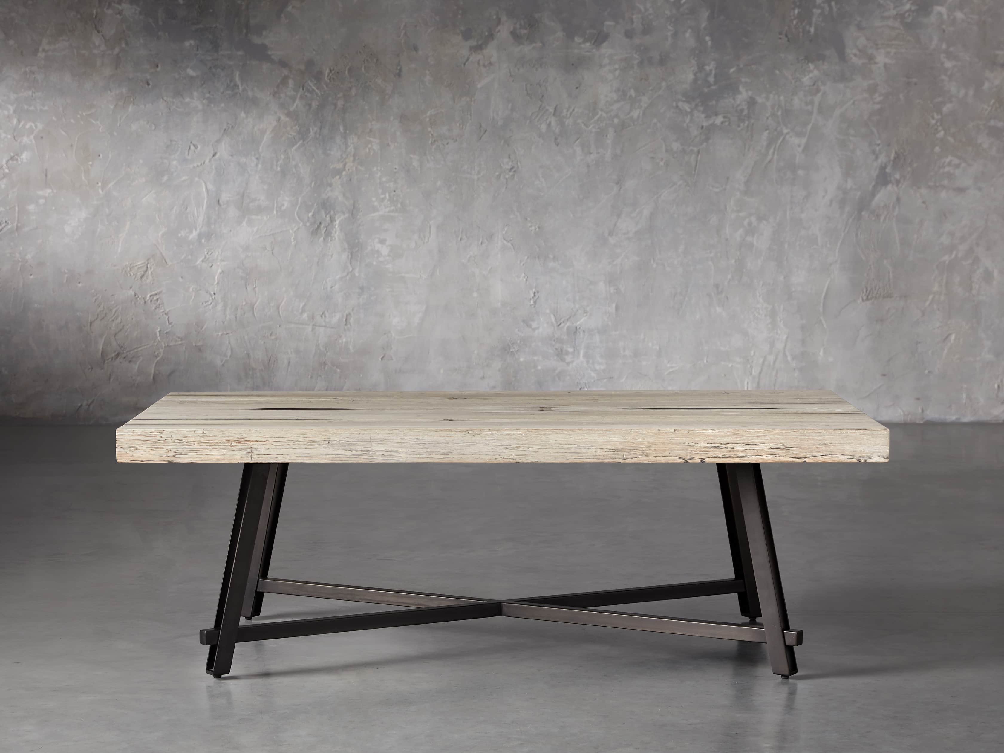 Nika 50" Spalted Oak Coffee Table