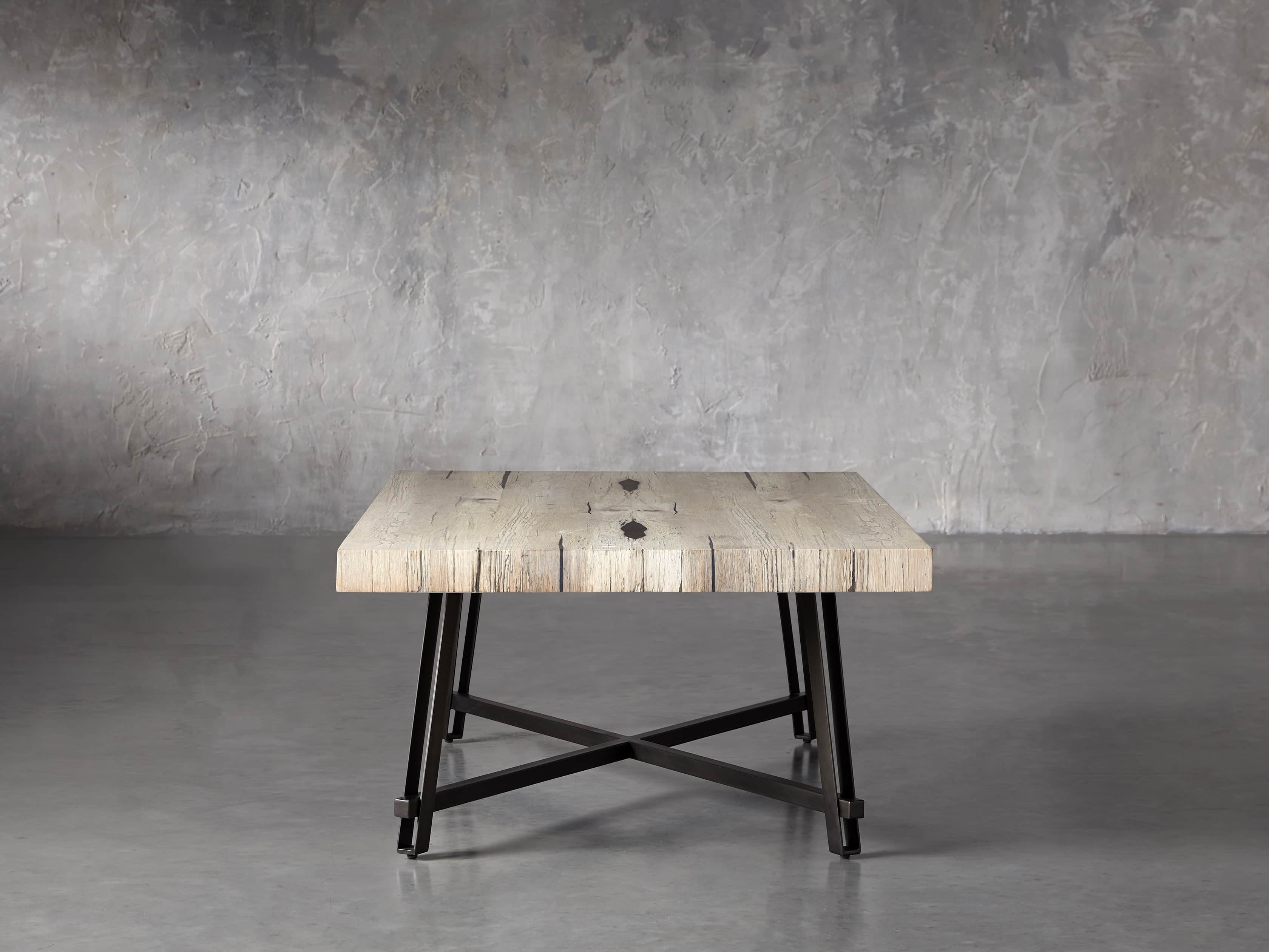 Nika 50" Spalted Oak Coffee Table