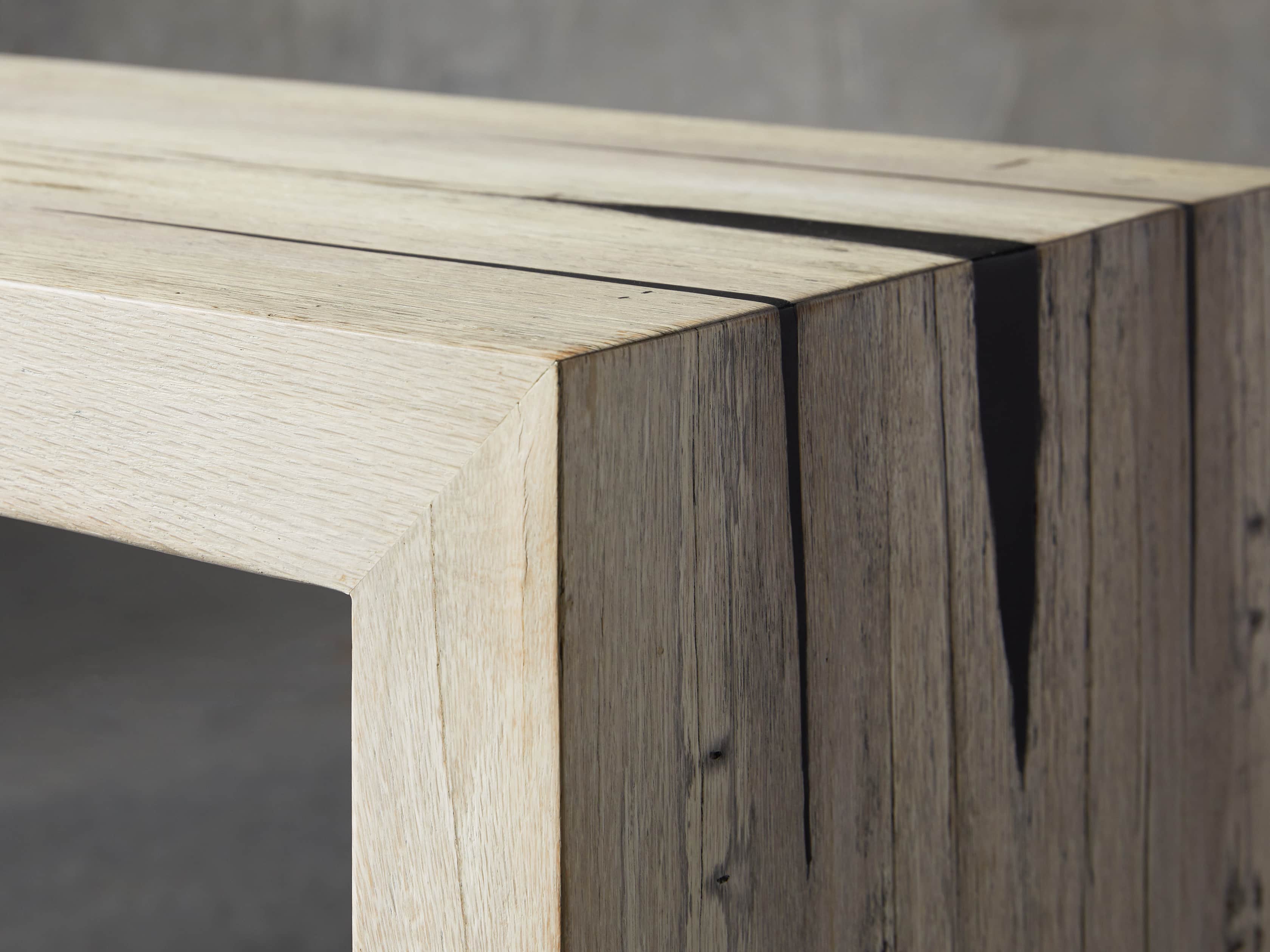 Nika 63" Spalted Oak Console Table