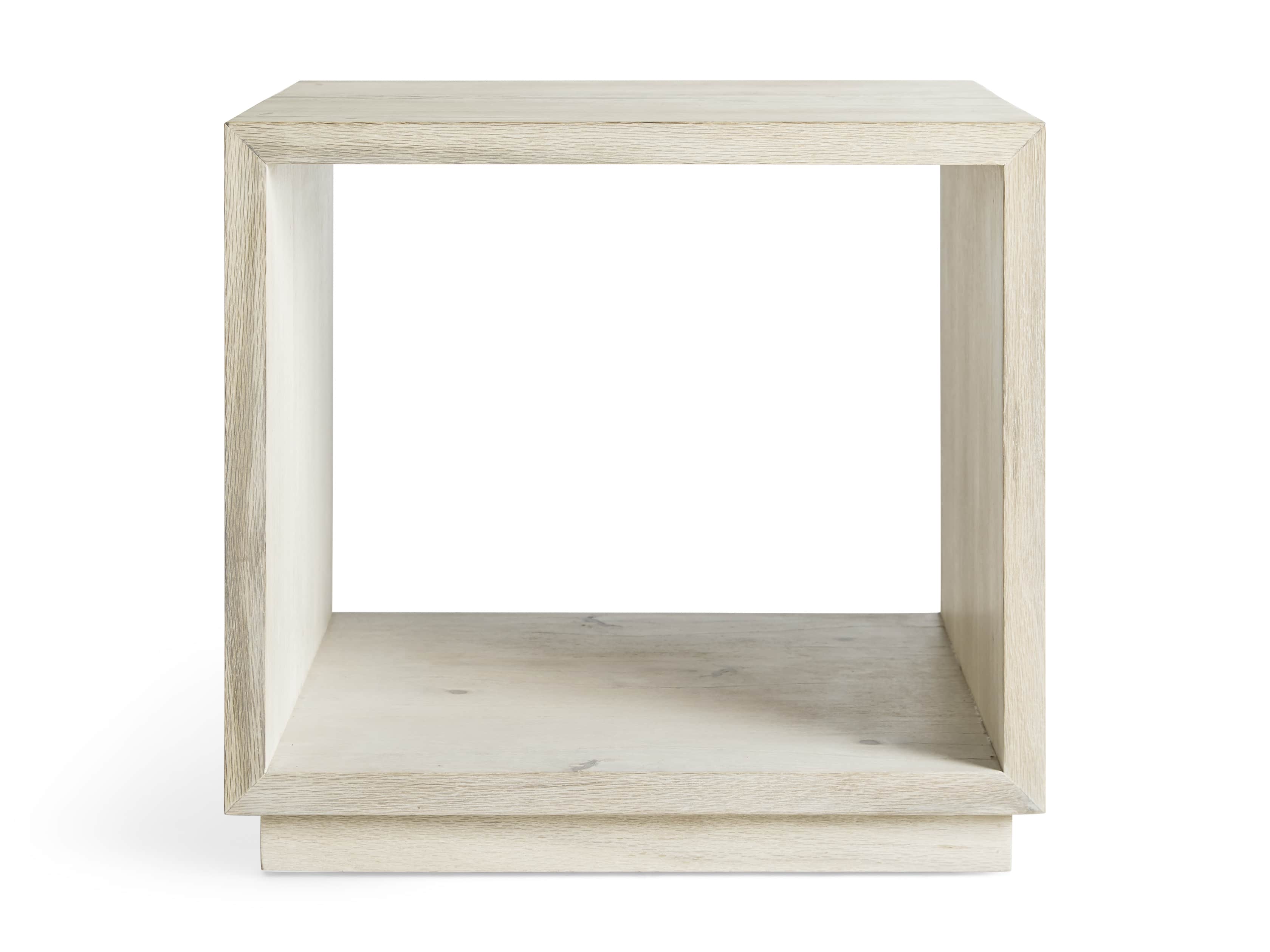 Nika 24" Spalted Oak Cube End Table