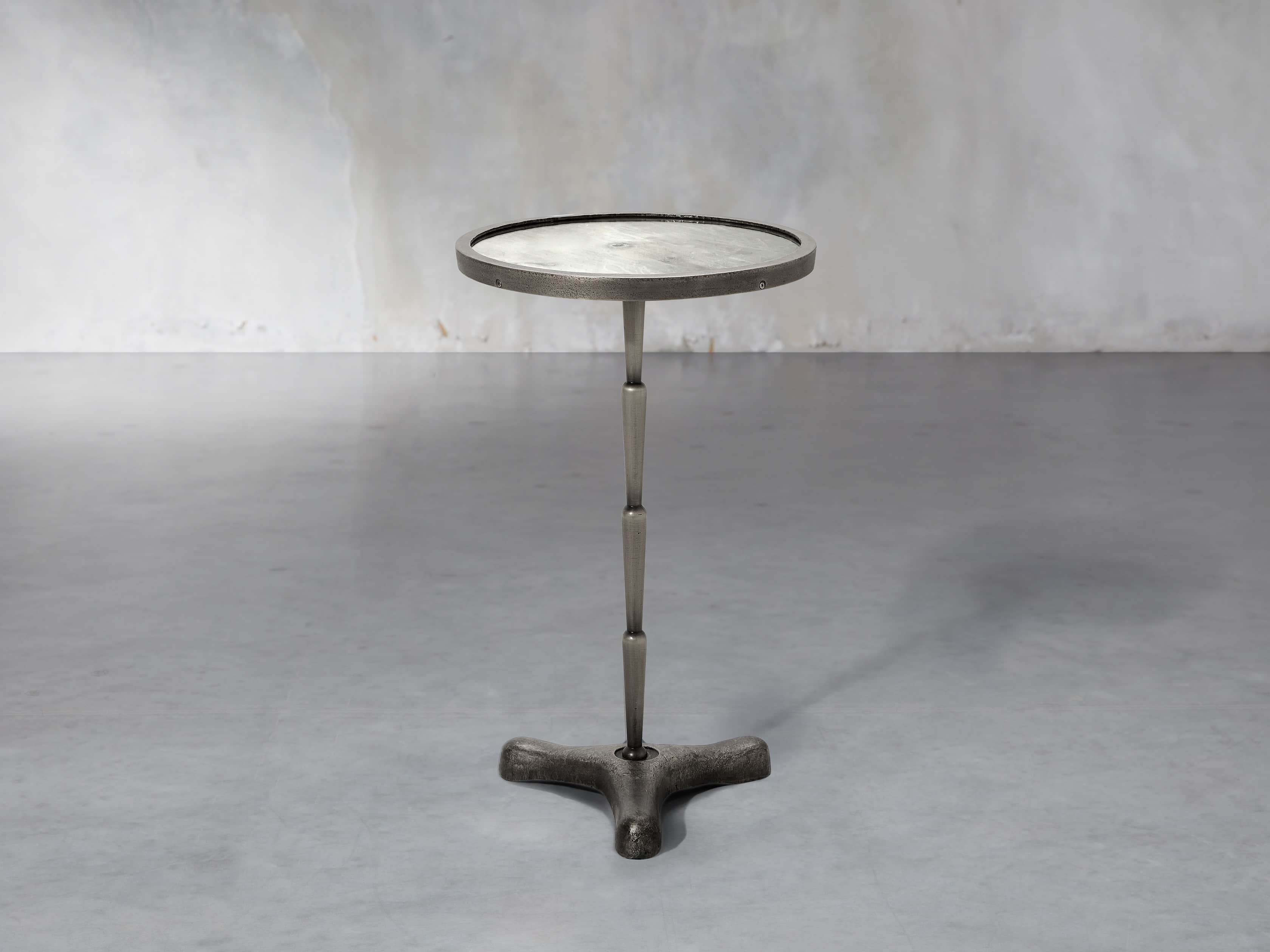 Nova 15" Martini Table in Pewter