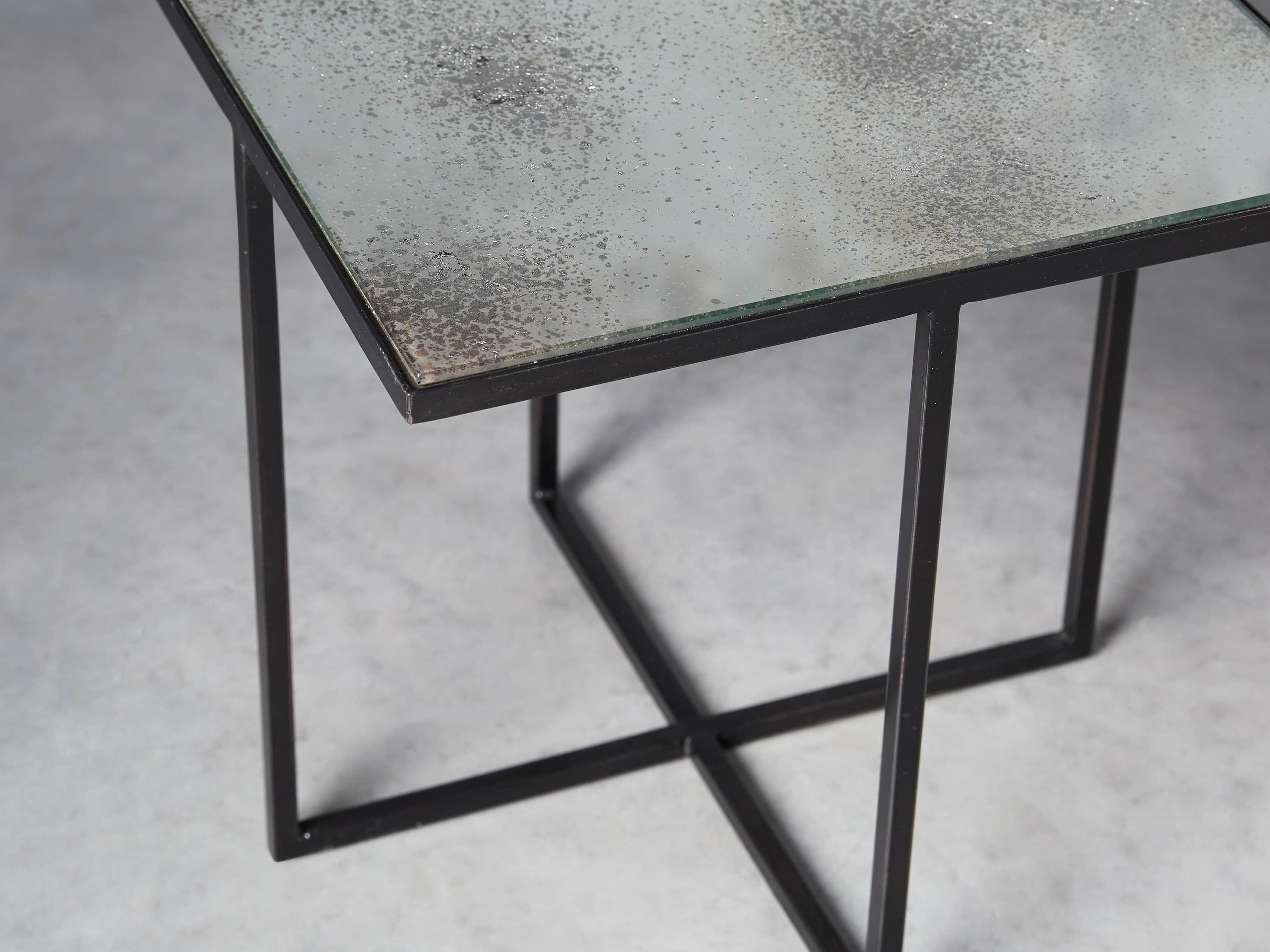 Odette 16" Mirrored Coffee Table