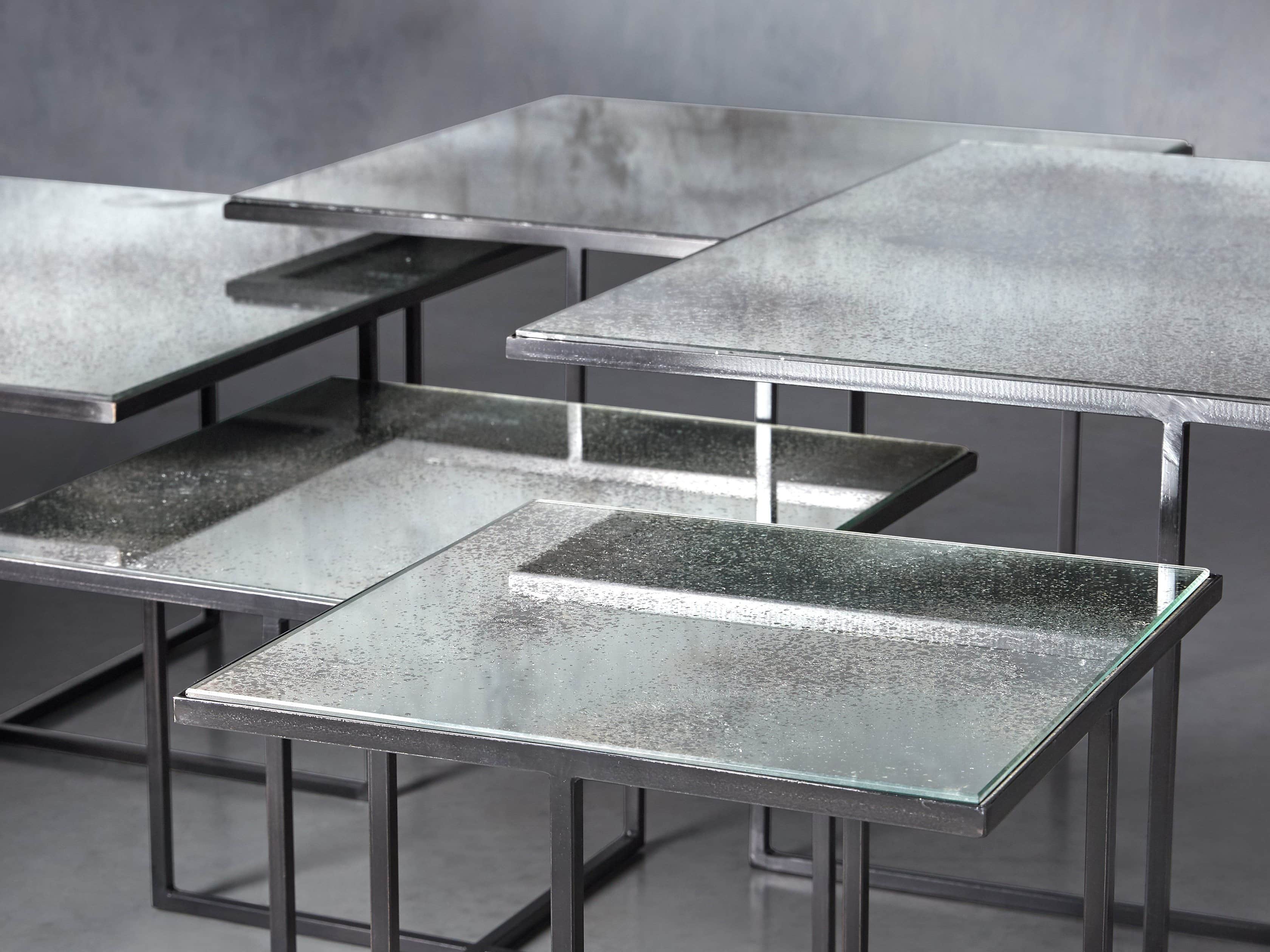 Odette 16" Mirrored Coffee Table