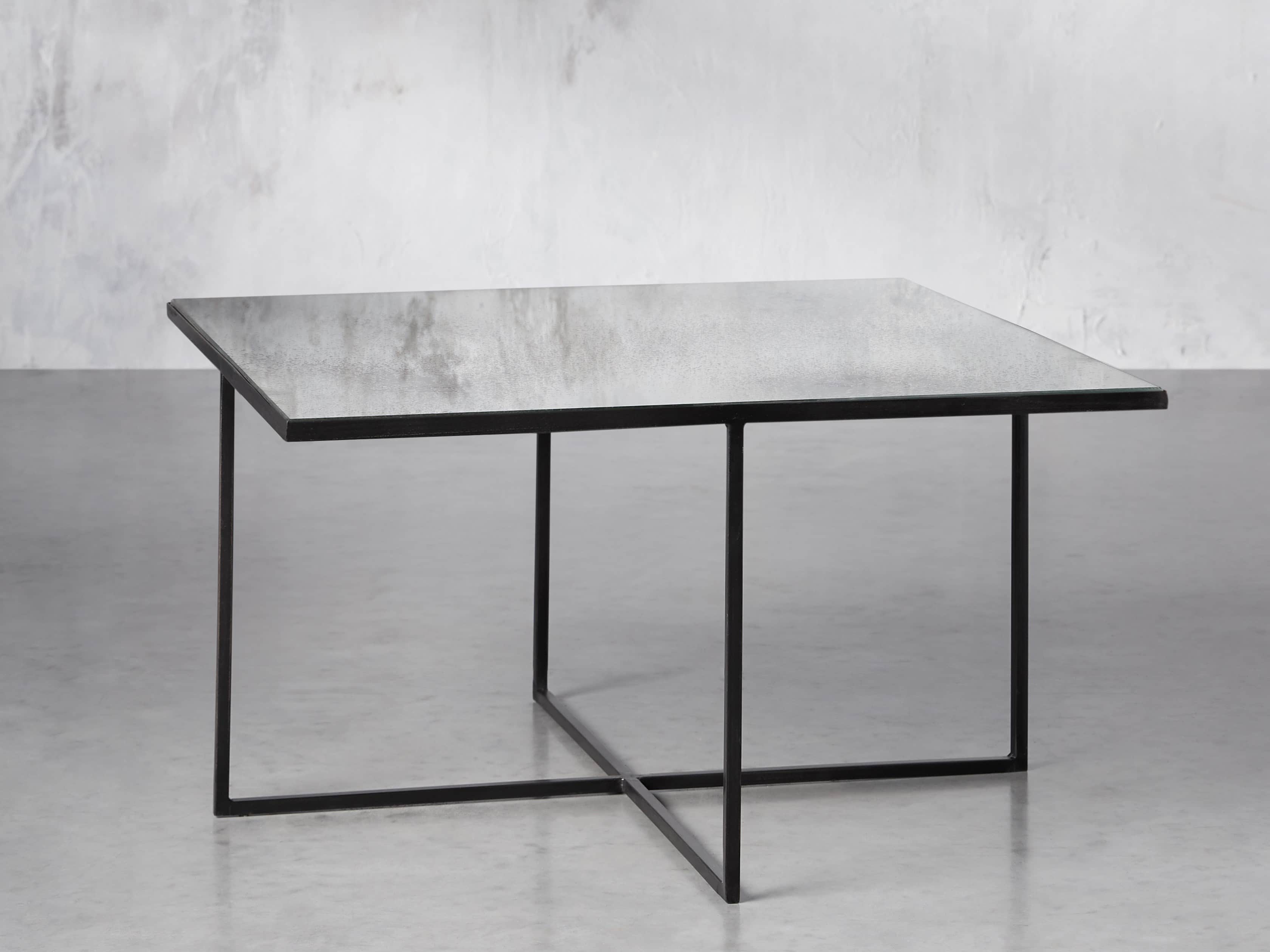 Odette 28" Mirrored Coffee Table, slide 2 of 9