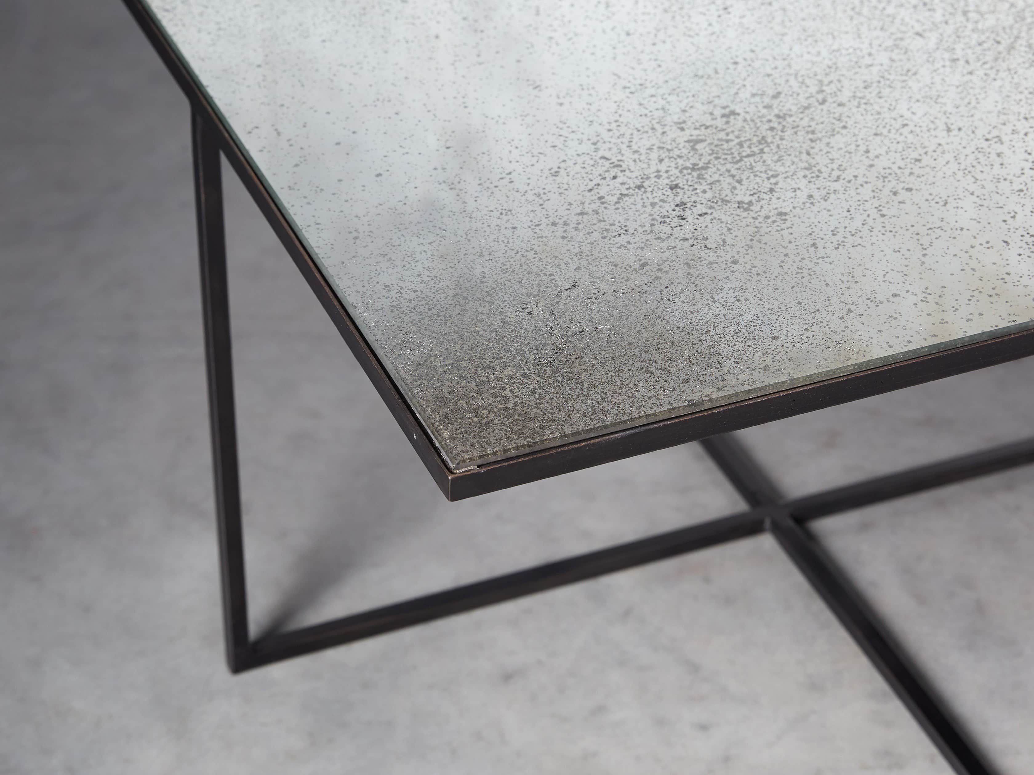 Odette 28" Mirrored Coffee Table, slide 3 of 9